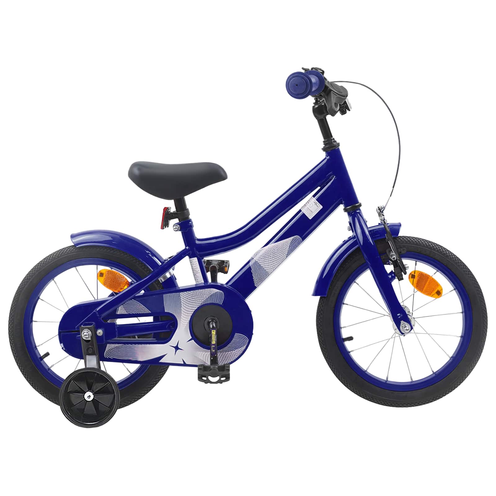 Barncykel 16 Tum för 4-6 år gamla Mörkblå