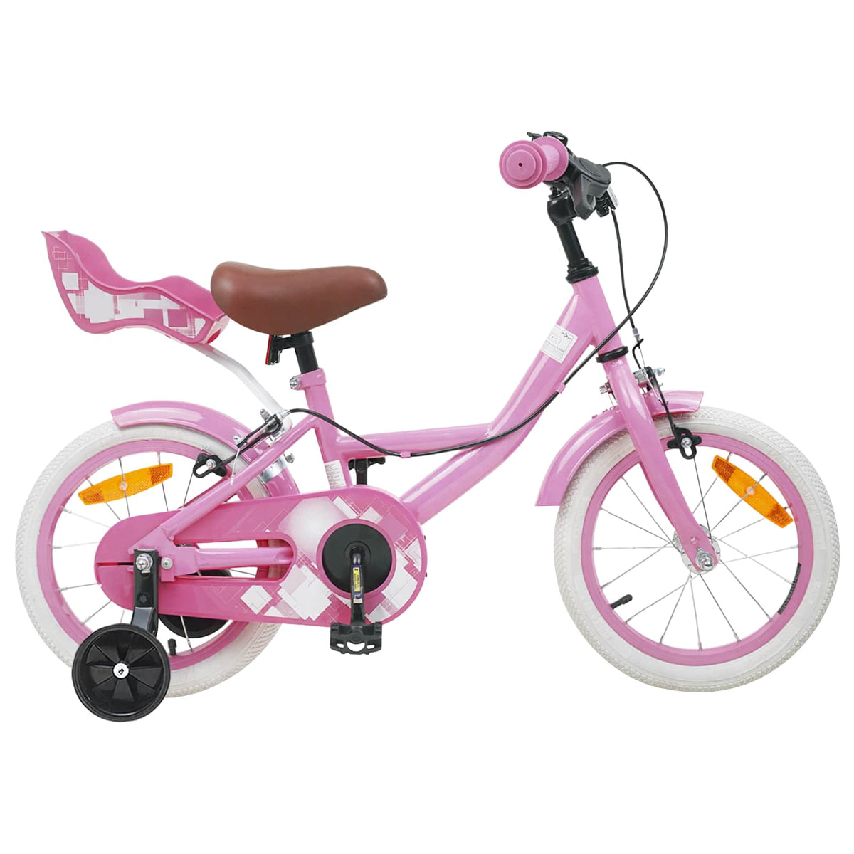 Barncykel 16 Tum för 4-6 år gamla Ljusrosa