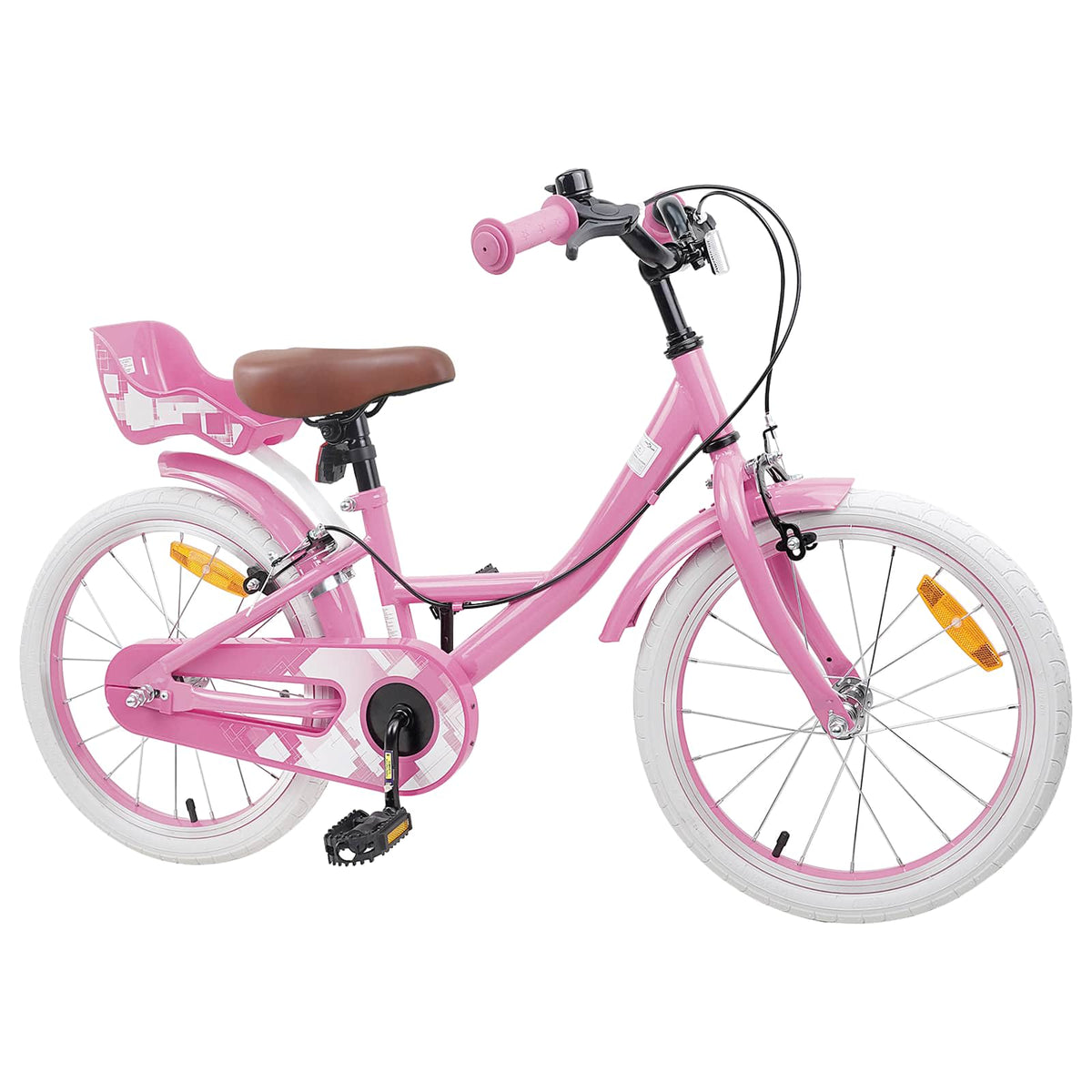 Barncykel 18 Tum för 5-7 år gamla Ljusrosa