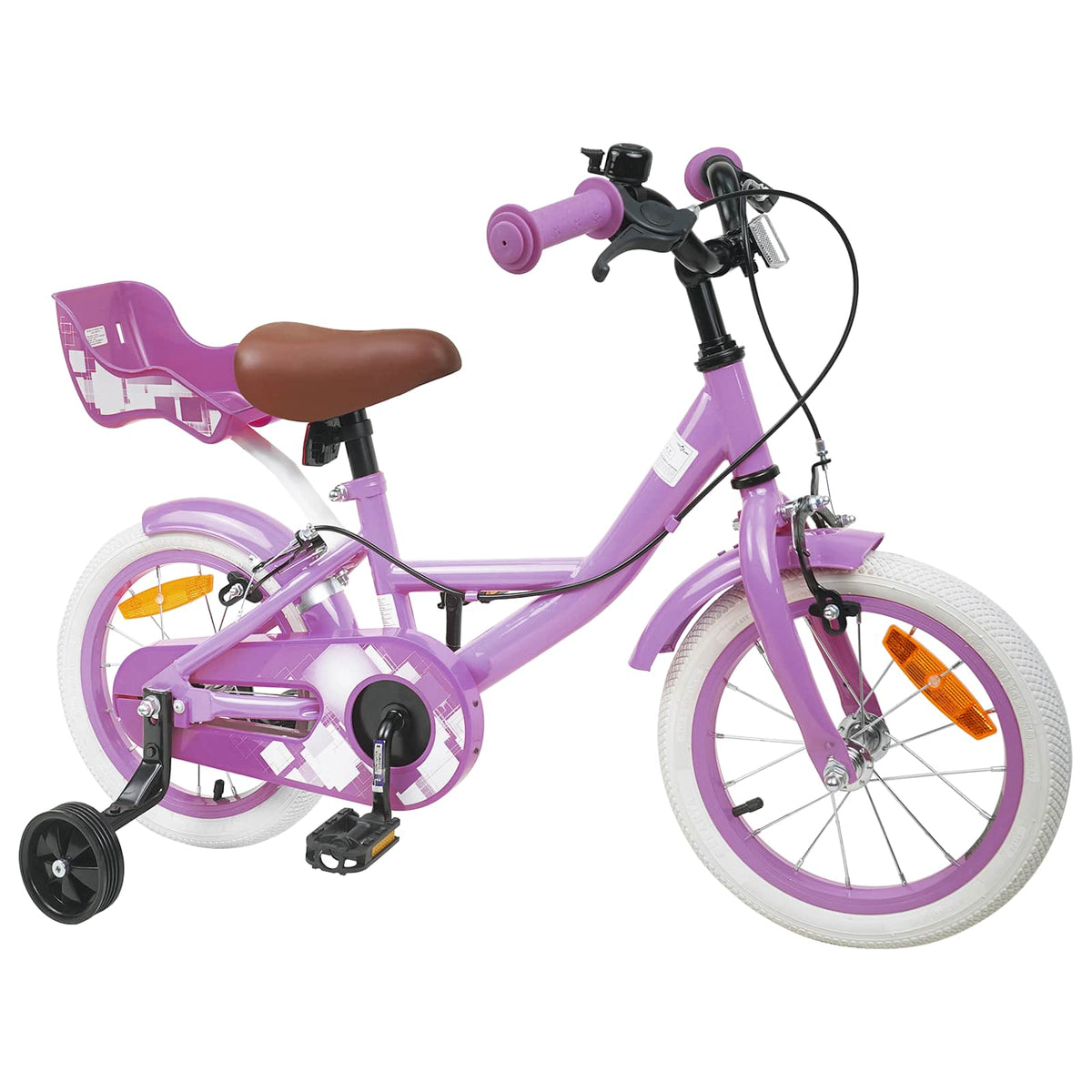 Barncykel 12 Tum för 2-4 åringar Lila