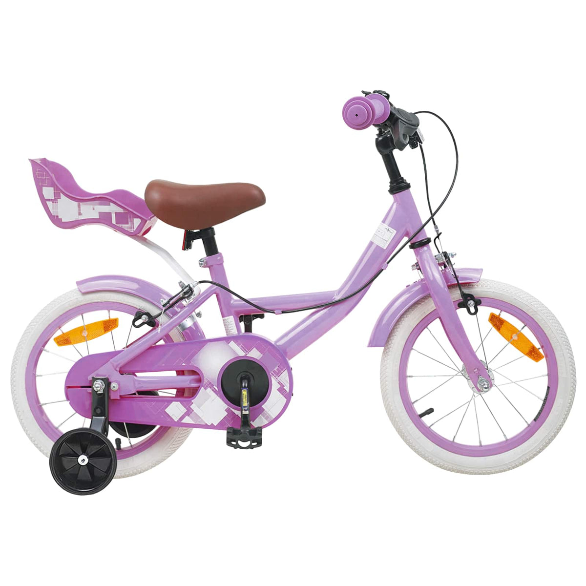 Barncykel 12 Tum för 2-4 åringar Lila