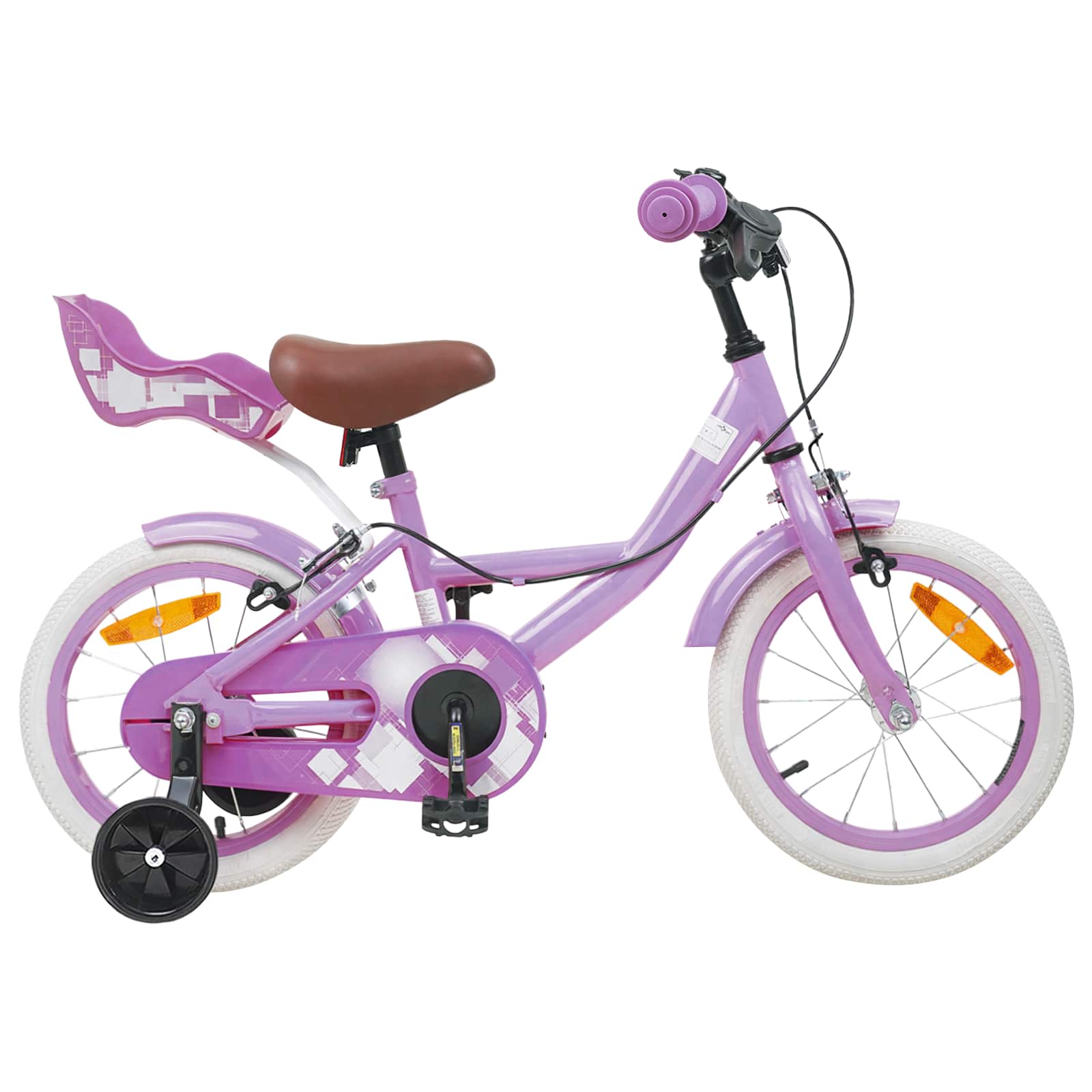 Barncykel 14 Tum från 3-5 år gammal Lila