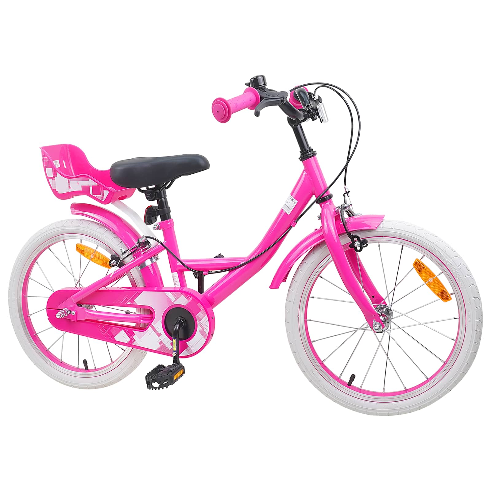 Barncykel 18 Tum för 5-7 år gamla Rosa