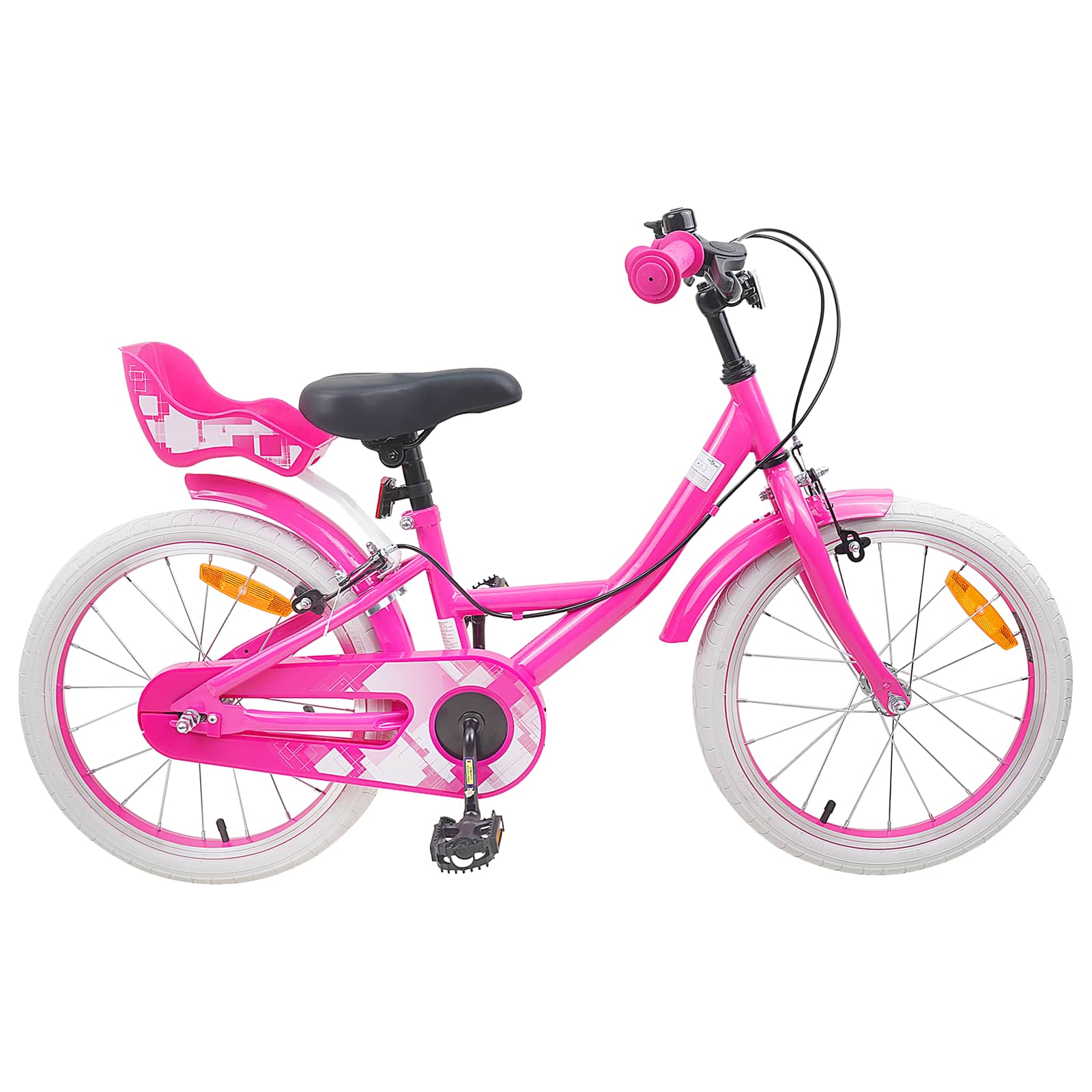 Barncykel 18 Tum för 5-7 år gamla Rosa