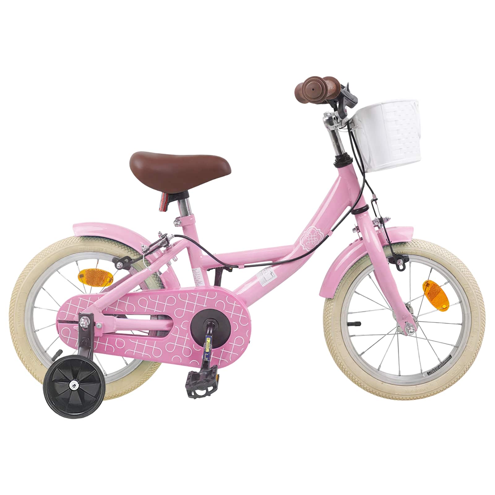 Barncykel 16 Tum för 4-6 år gamla Ljusrosa