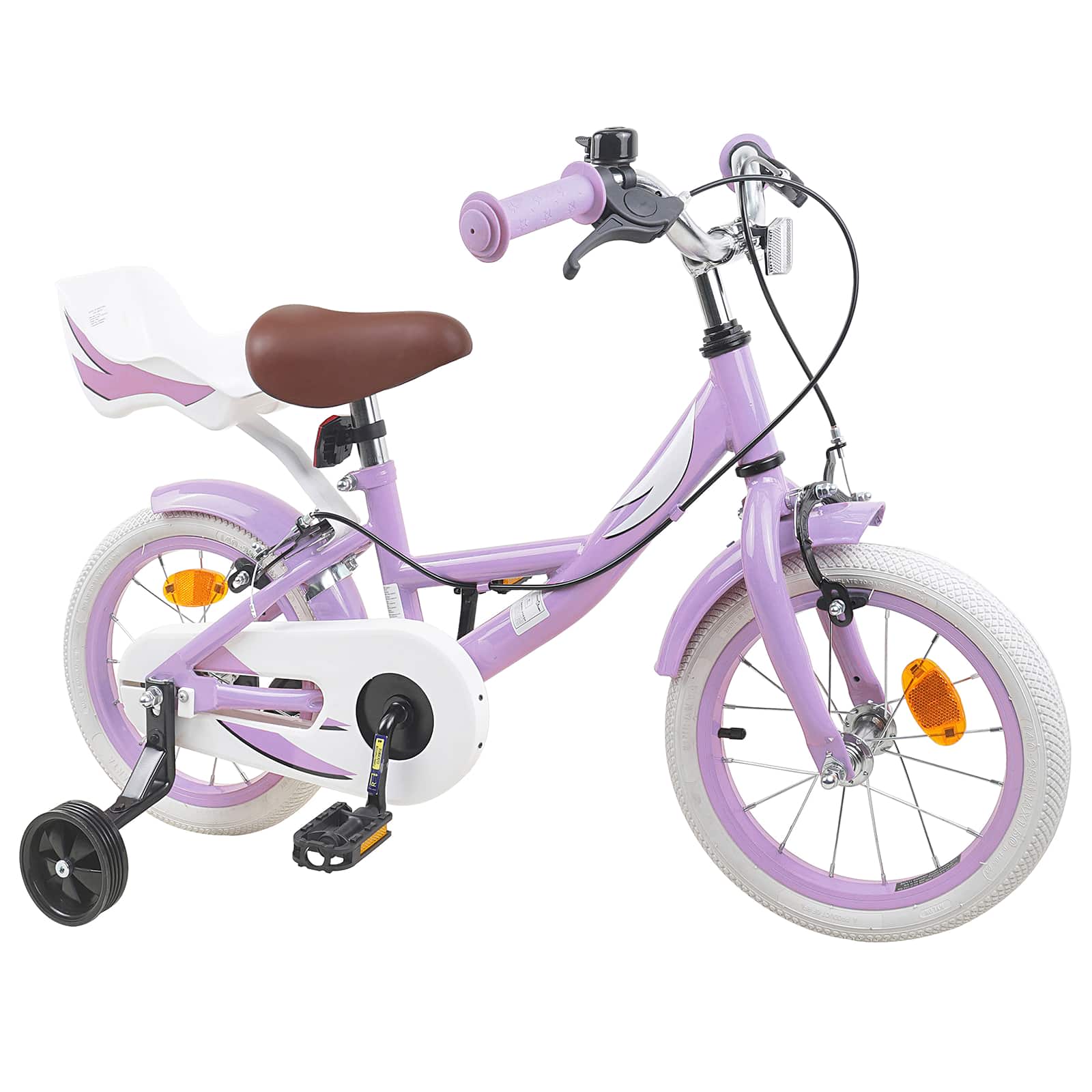 Barncykel 12 Tum för 2-4 åringar Lila