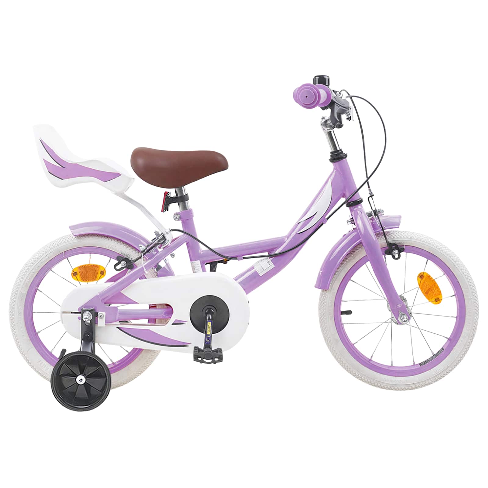 Barncykel 14 Tum från 3-5 år gammal Lila