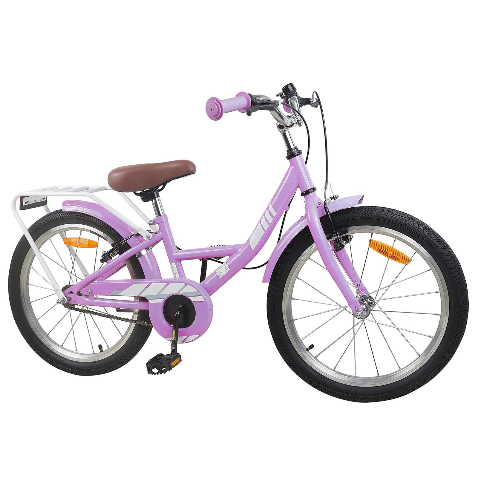 Barncykel 20 Tum för 6-11 år gamla Lila