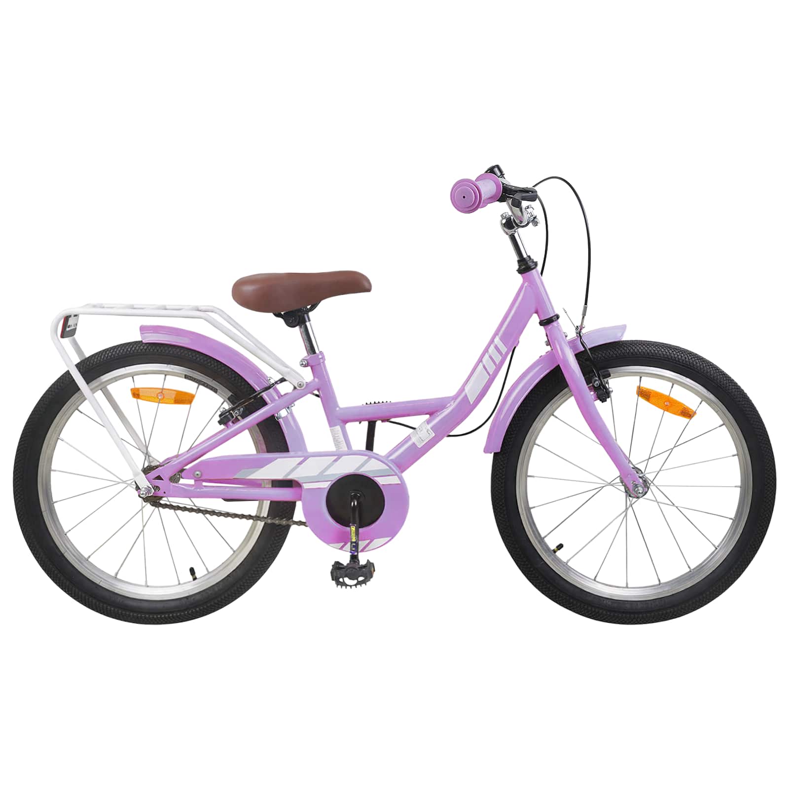 Barncykel 20 Tum för 6-11 år gamla Lila