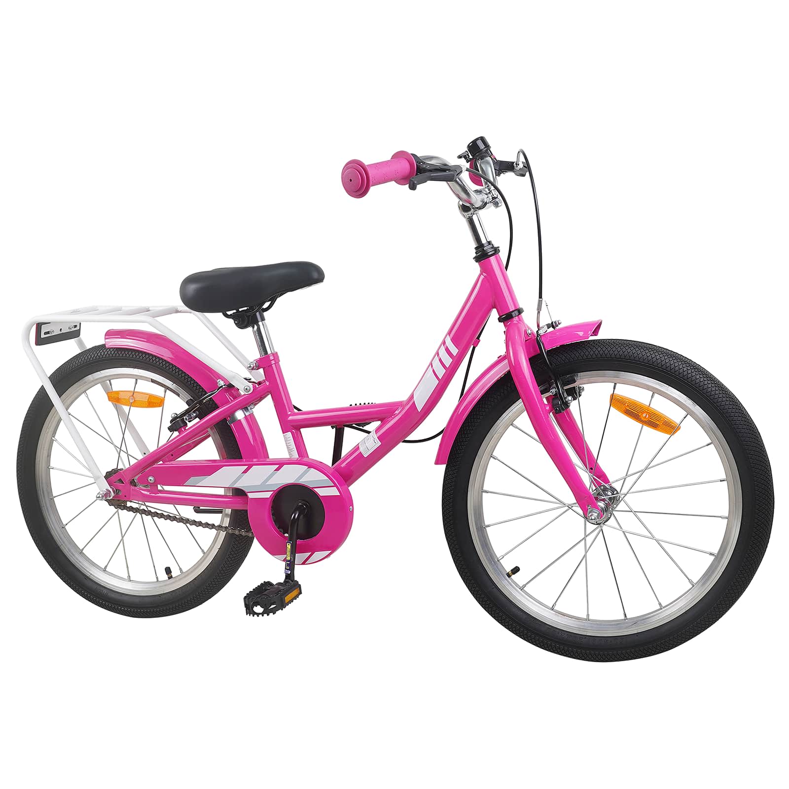 Barncykel 20 Tum för 6-11 år gamla Rosa