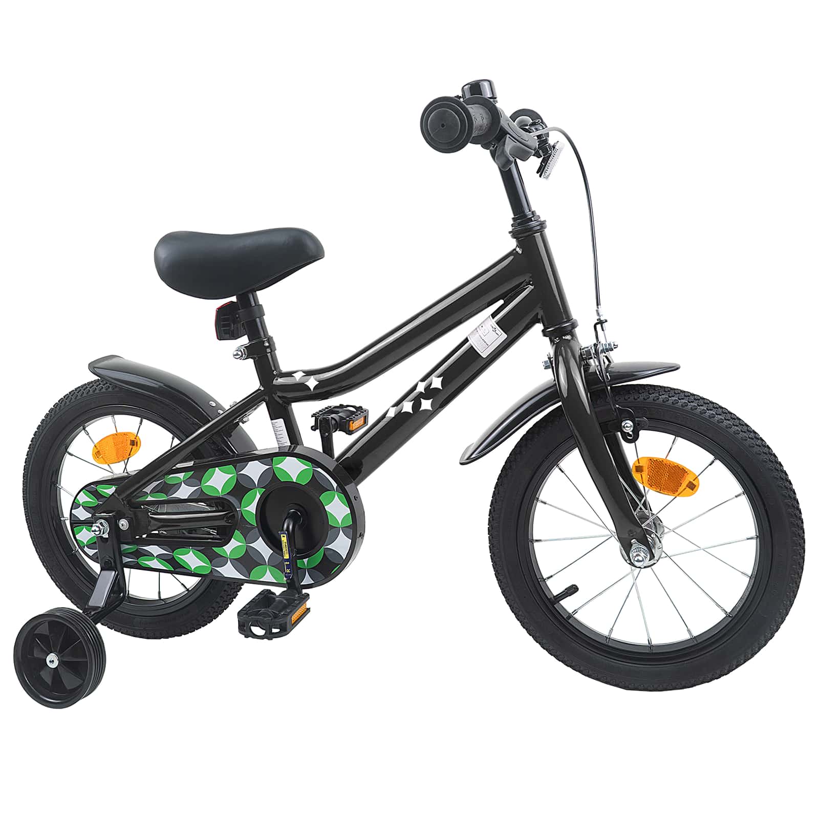 Barncykel 12 Tum för 2-4 åringar Svart