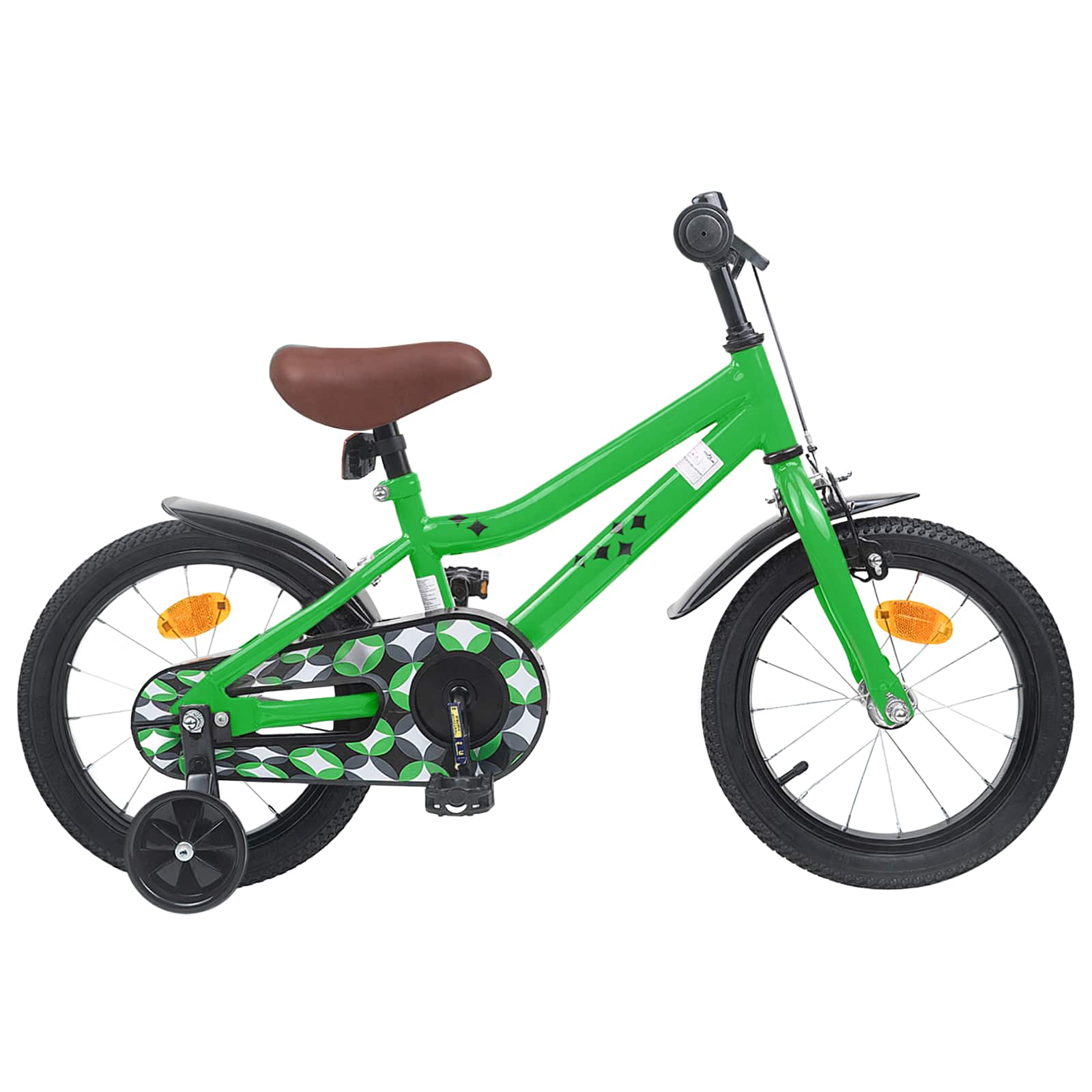 Barncykel 12 Tum för 2-4 åringar Grön