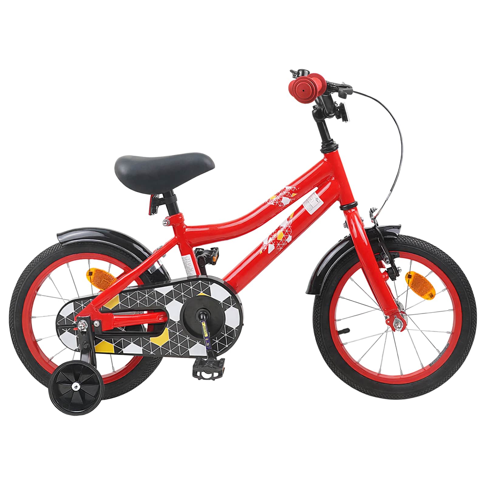 Barncykel 14 Tum från 3-5 år gammal Röd