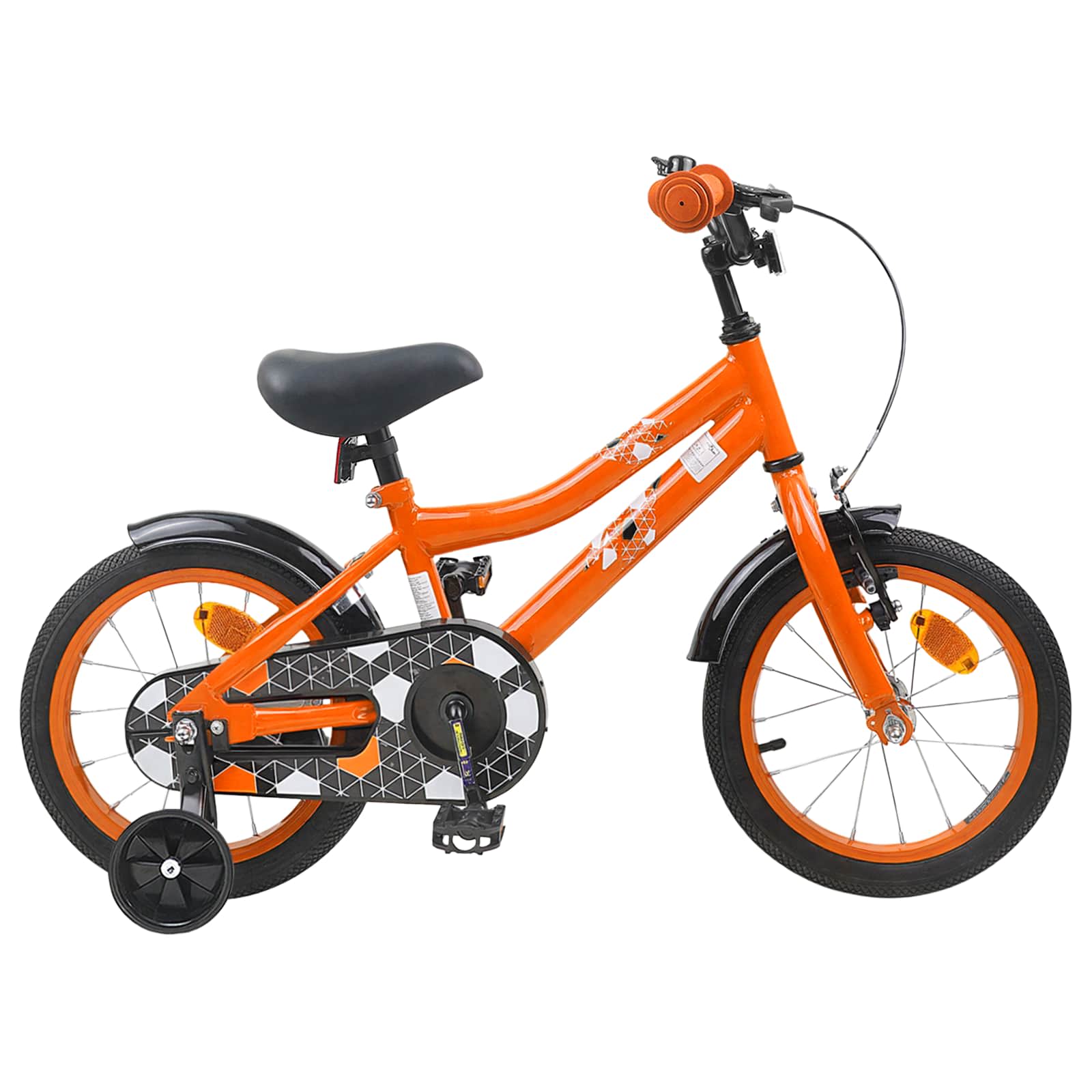 Barncykel 14 Tum från 3-5 år gammal Orange