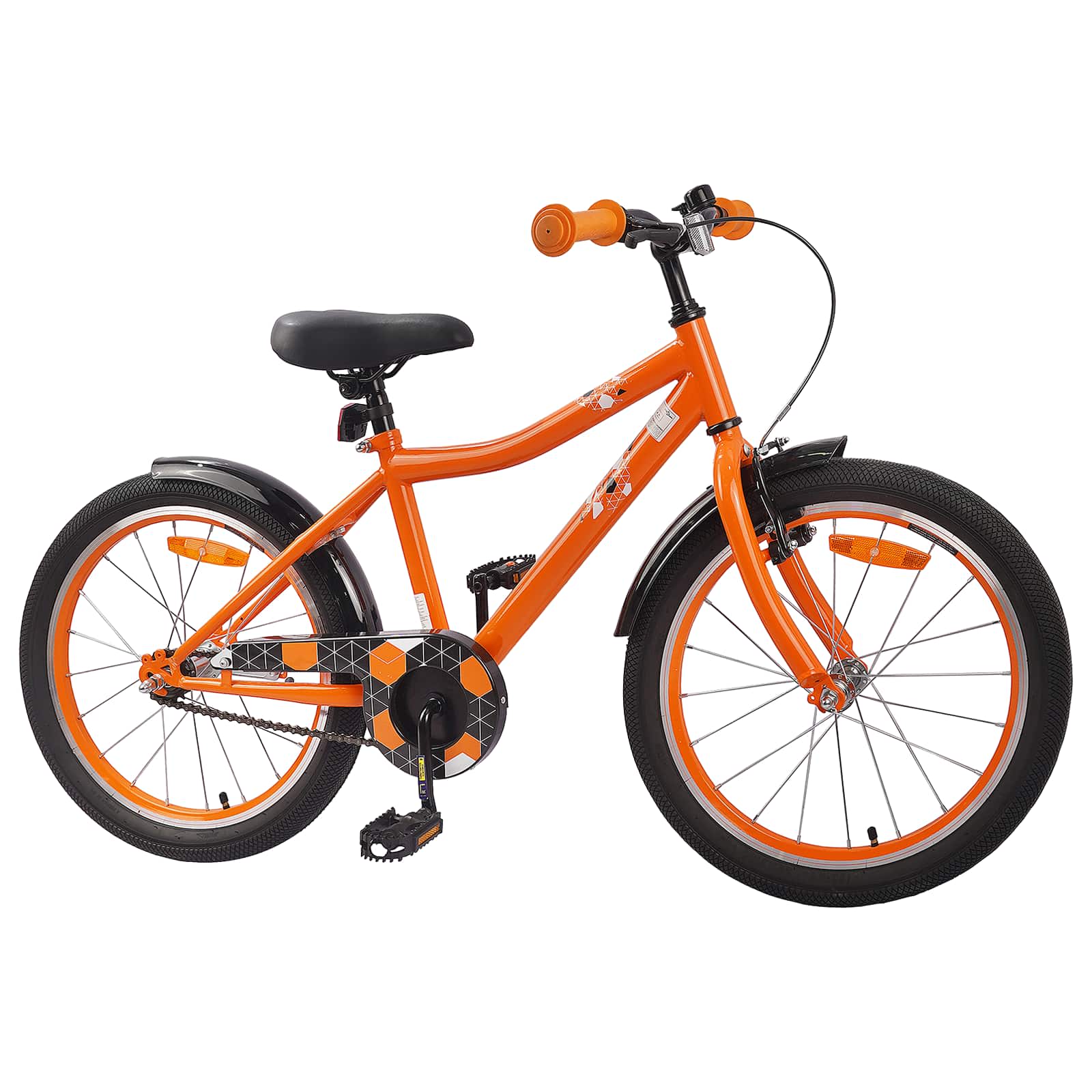Barncykel 18 Tum för 5-7 år gamla Orange