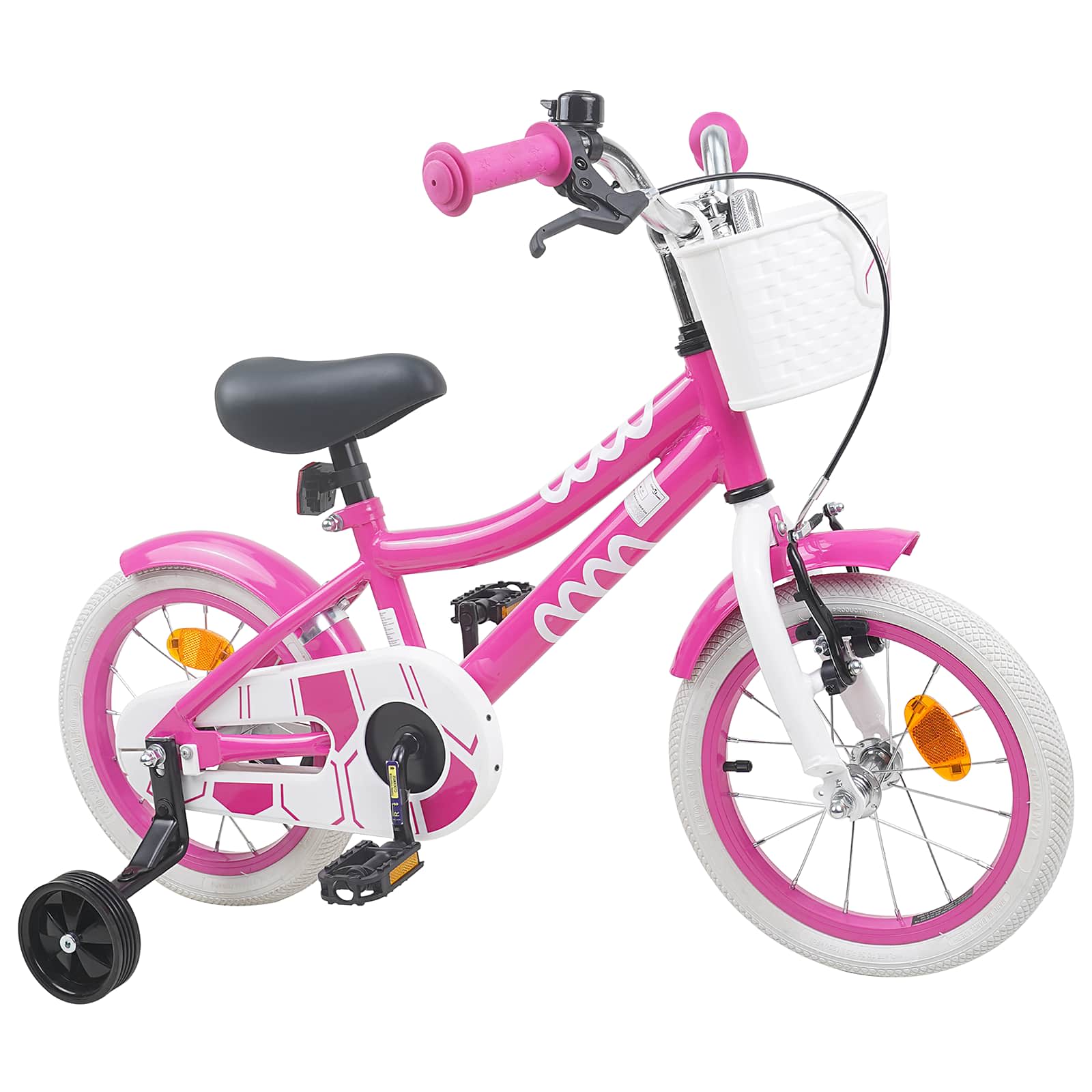 Barncykel 16 Tum för 4-6 år gamla Rosa