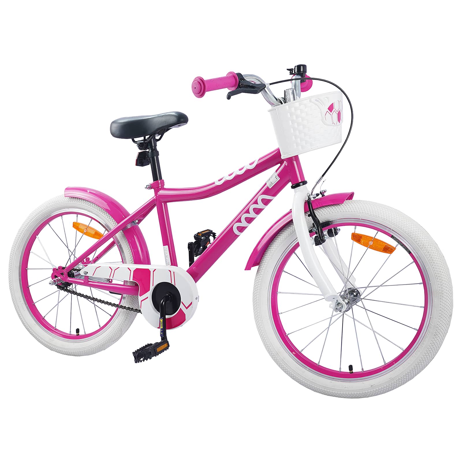 Barncykel 20 Tum för 6-11 år gamla Rosa