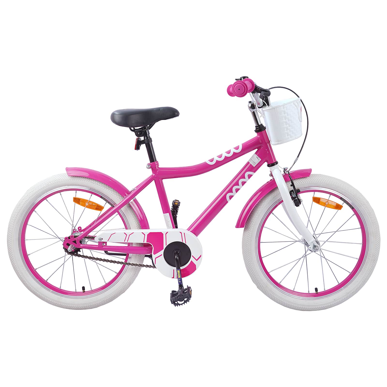 Barncykel 20 Tum för 6-11 år gamla Rosa