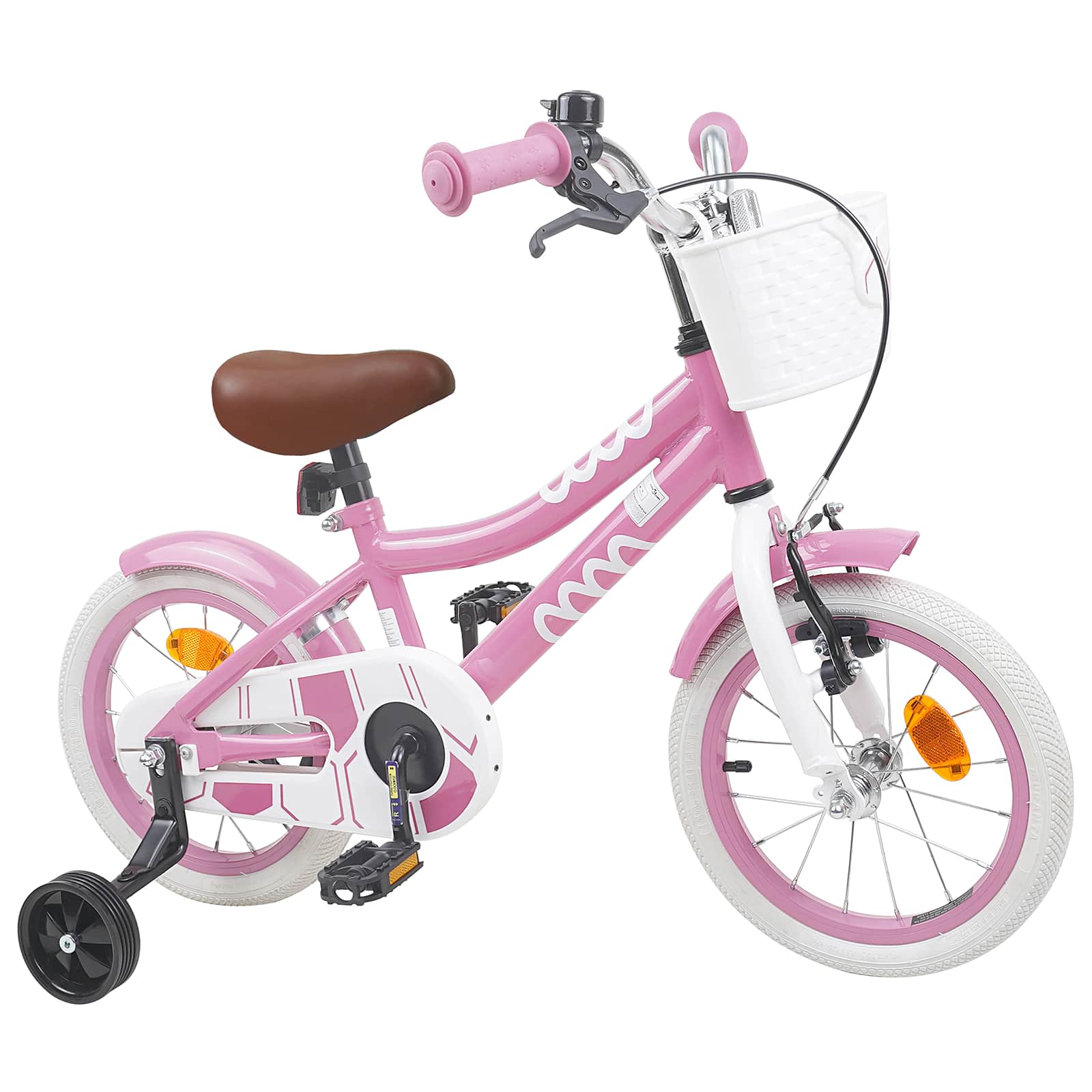 Barncykel 12 Tum för 2-4 åringar Ljusrosa