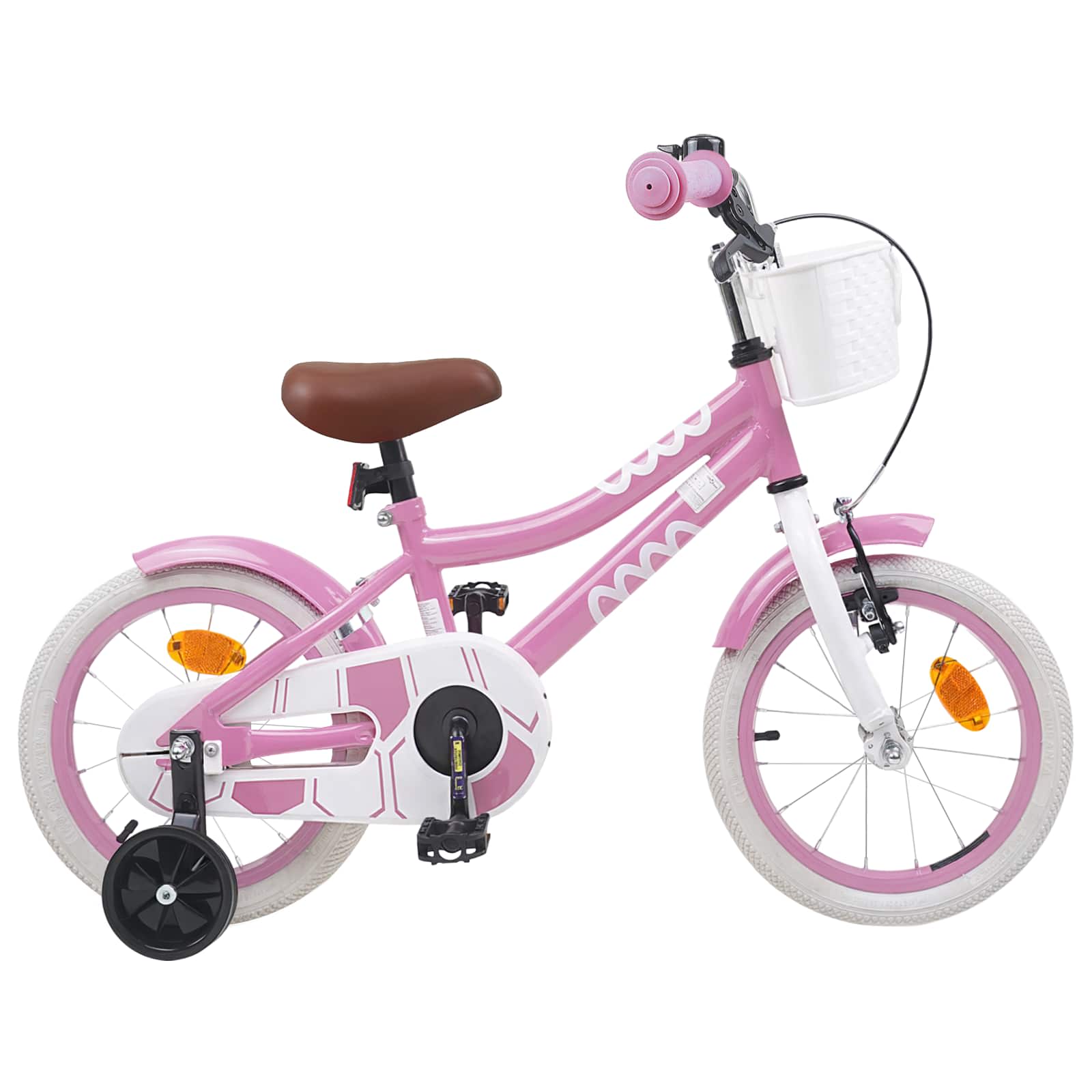 Barncykel 16 Tum för 4-6 år gamla Ljusrosa