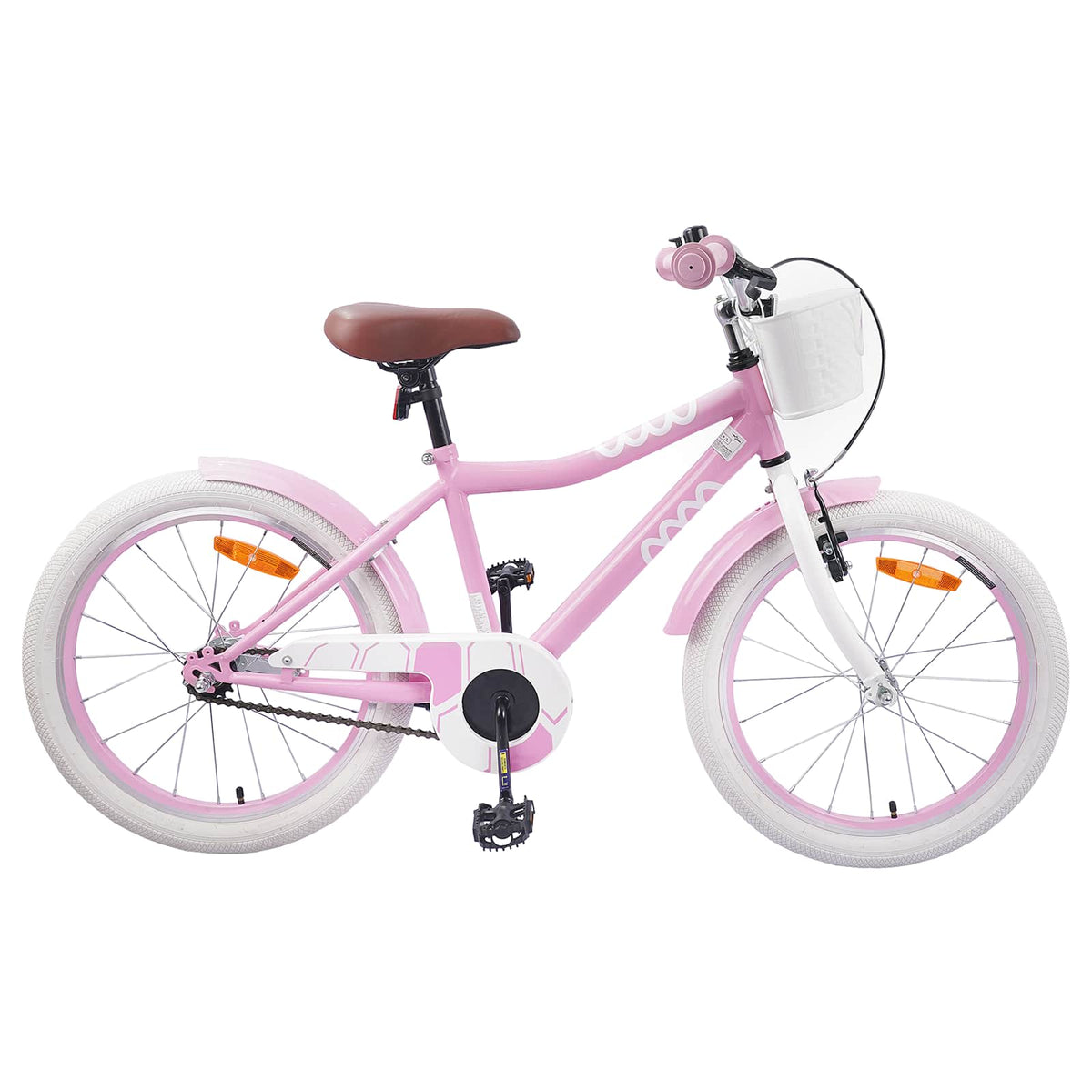 Barncykel 20 Tum för 6-11 år gamla Ljusrosa
