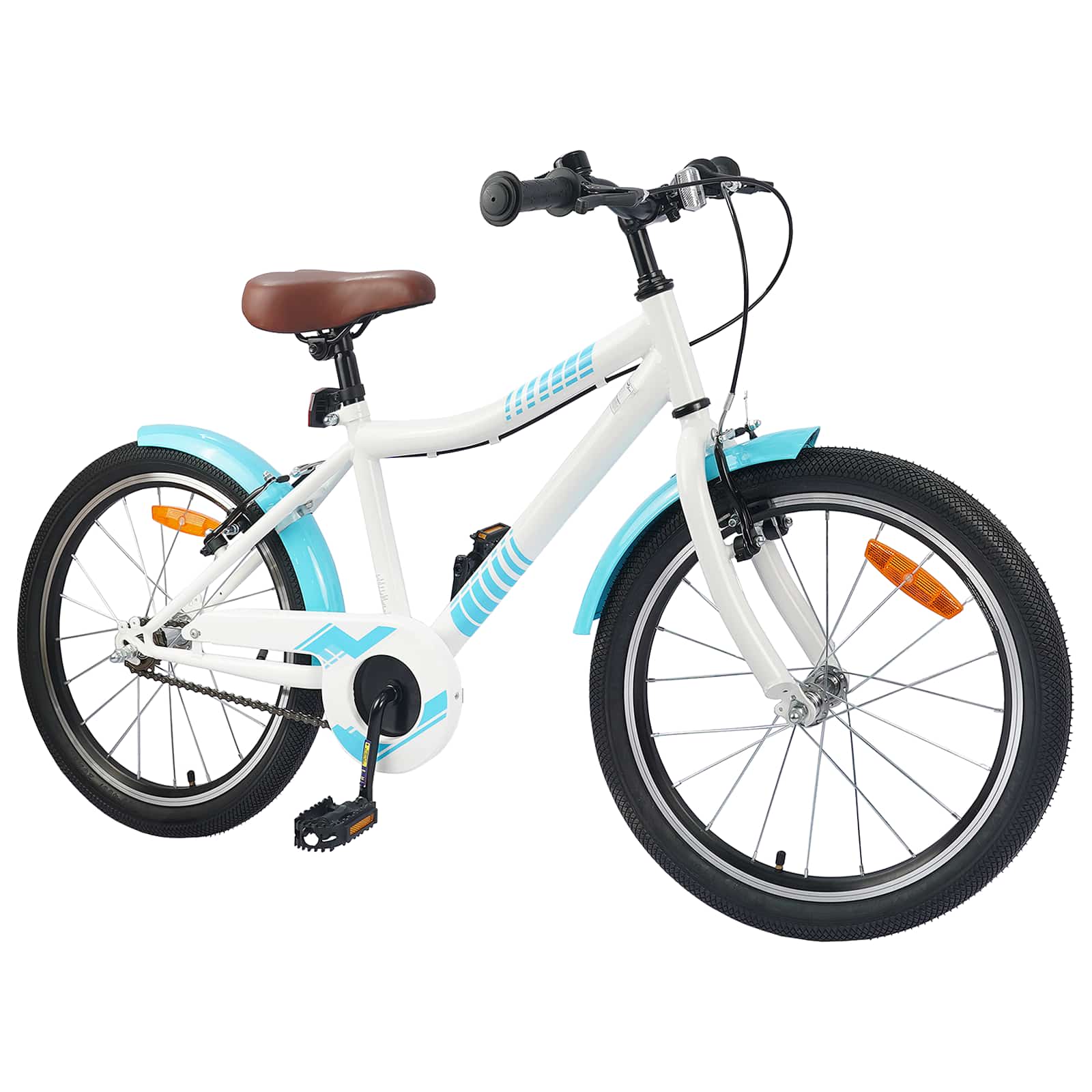 Barncykel 24 Tum för 8-12 år gamla Ljusblå