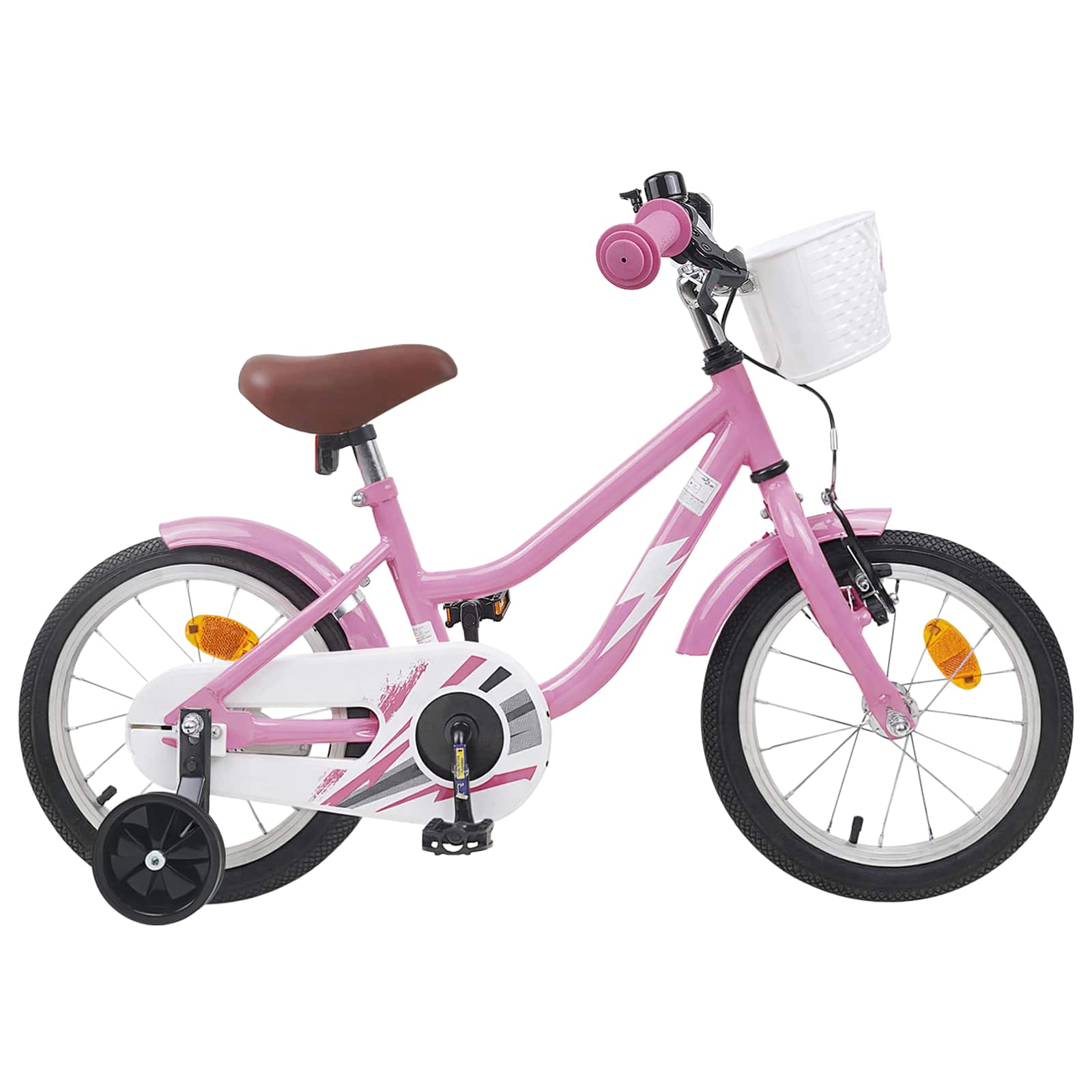 Barncykel 12 Tum för 2-4 åringar Ljusrosa