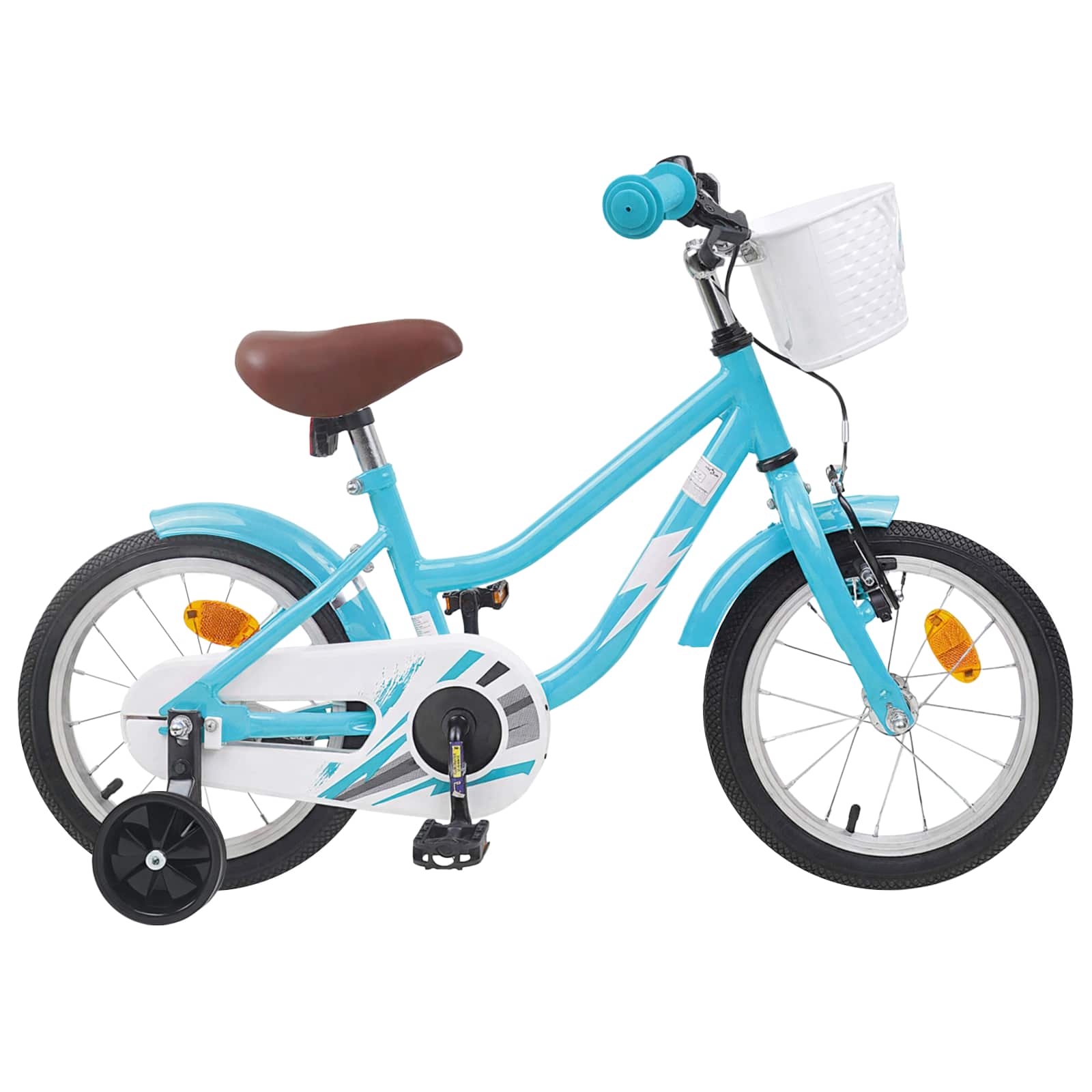 Barncykel 12 Tum för 2-4 åringar Ljusblå