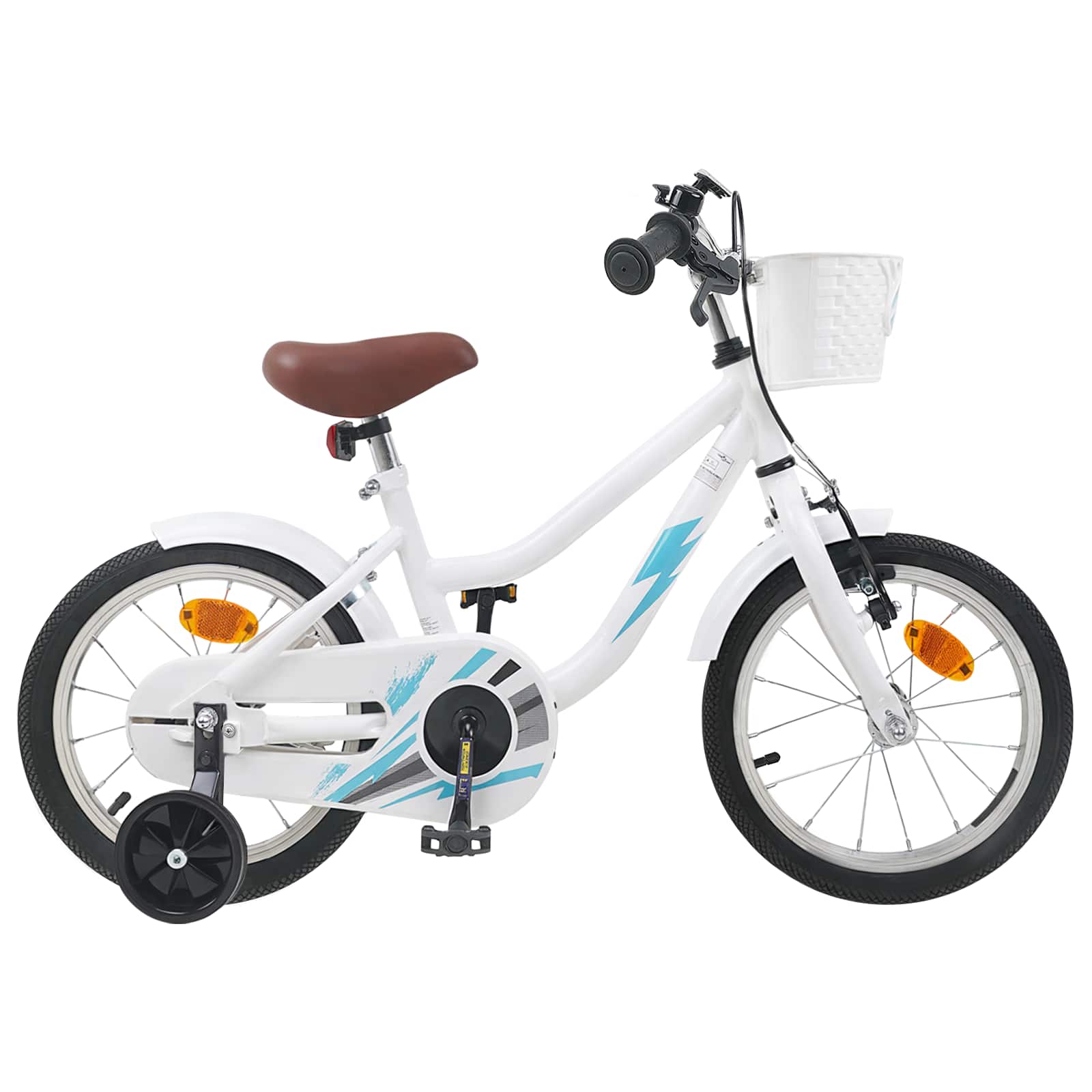 Barncykel 12 Tum för 2-4 åringar Vit