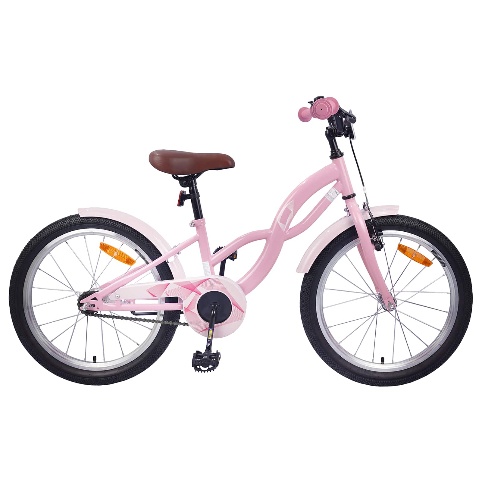 Barncykel 20 Tum för 6-11 år gamla Ljusrosa
