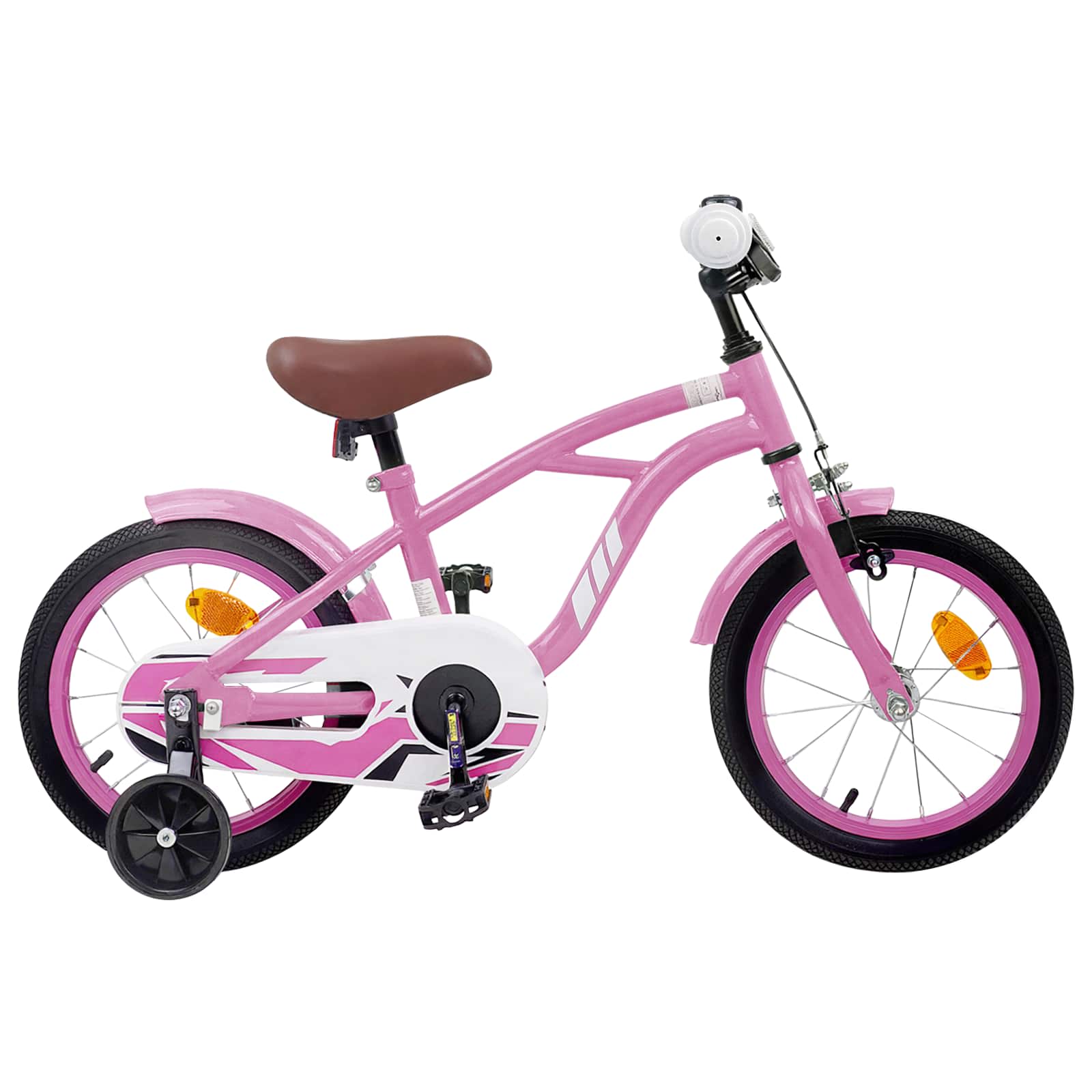 Barncykel 16 Tum för 4-6 år gamla Ljusrosa