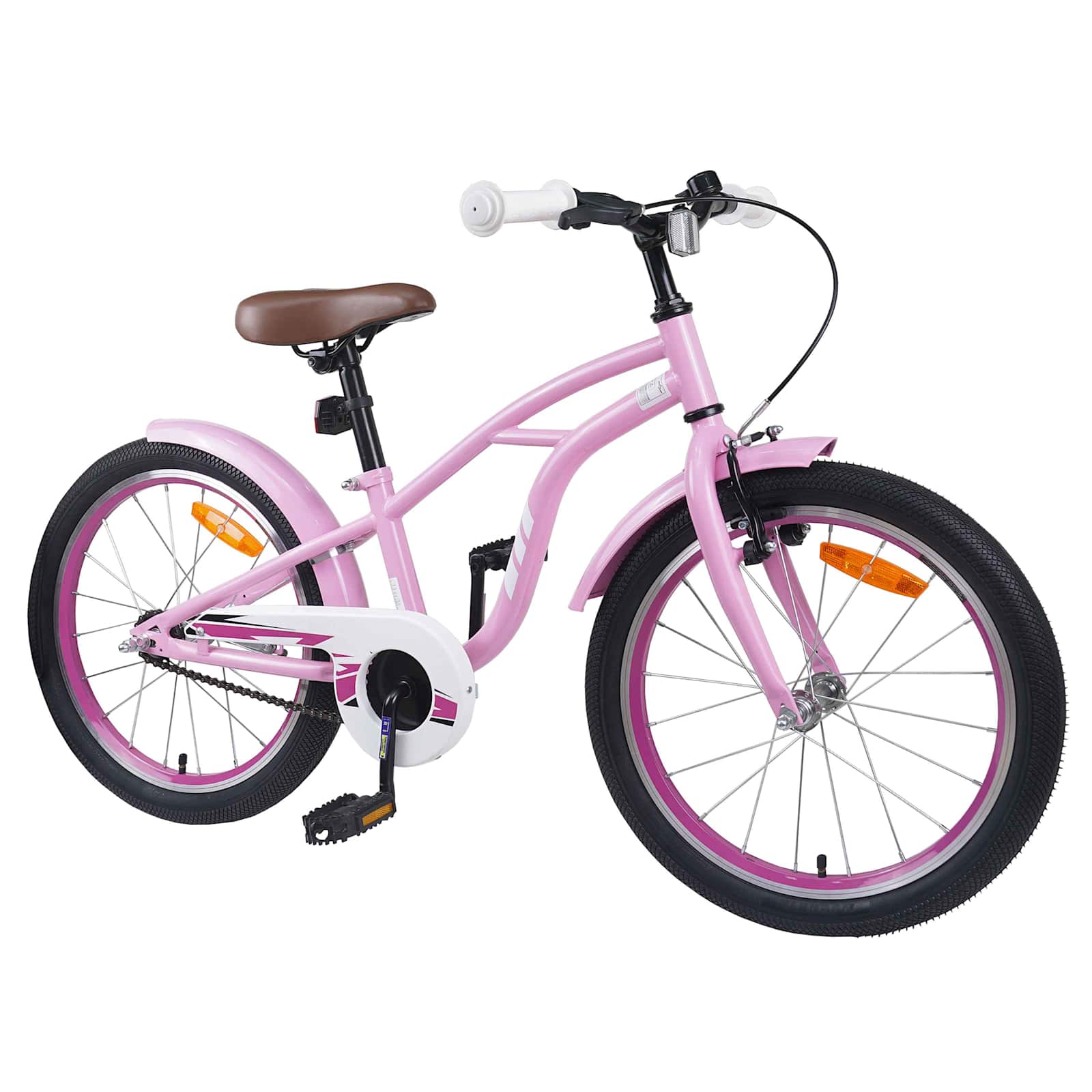 Barncykel 20 Tum för 6-11 år gamla Ljusrosa