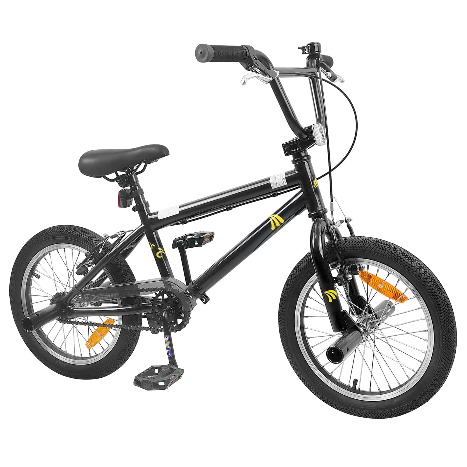 BMX Cykel 20 Tum för över 9 år gamla Svart
