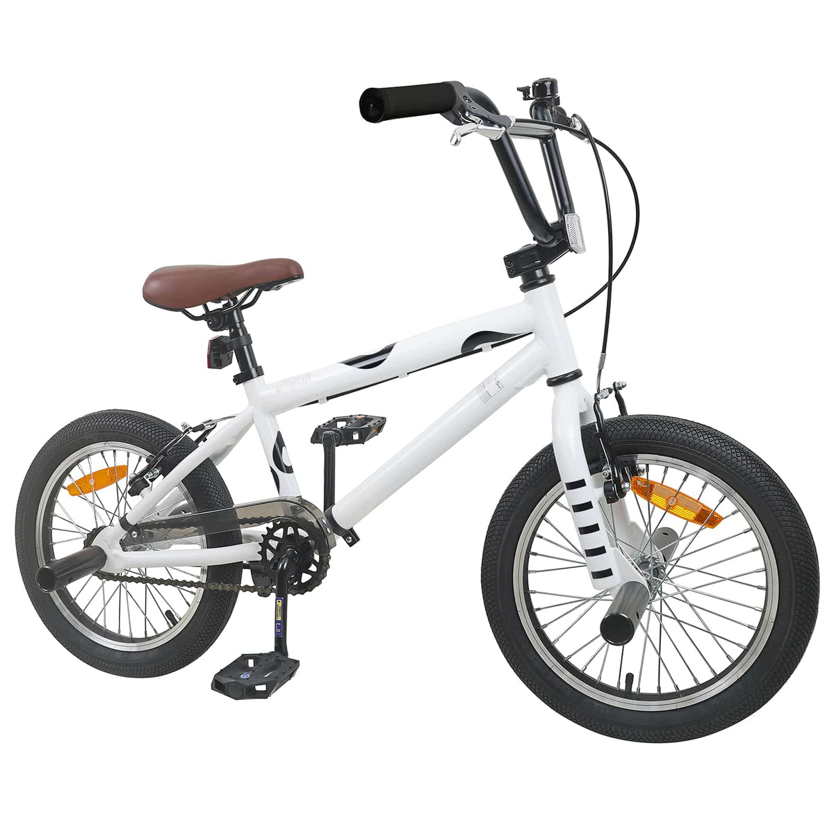 BMX Cykel 16 Tum för 5-8 år gammal Vit