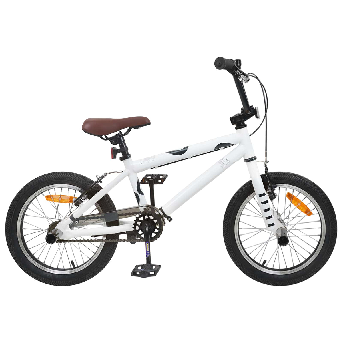 BMX Cykel 16 Tum för 5-8 år gammal Vit