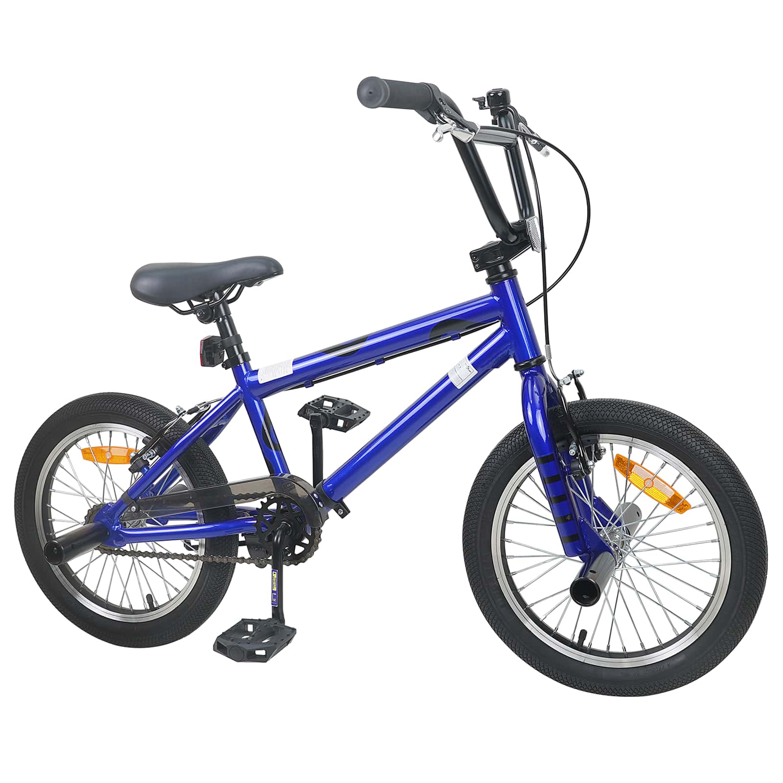 BMX Cykel 16 Tum för 5-8 år gammal Mörkblå