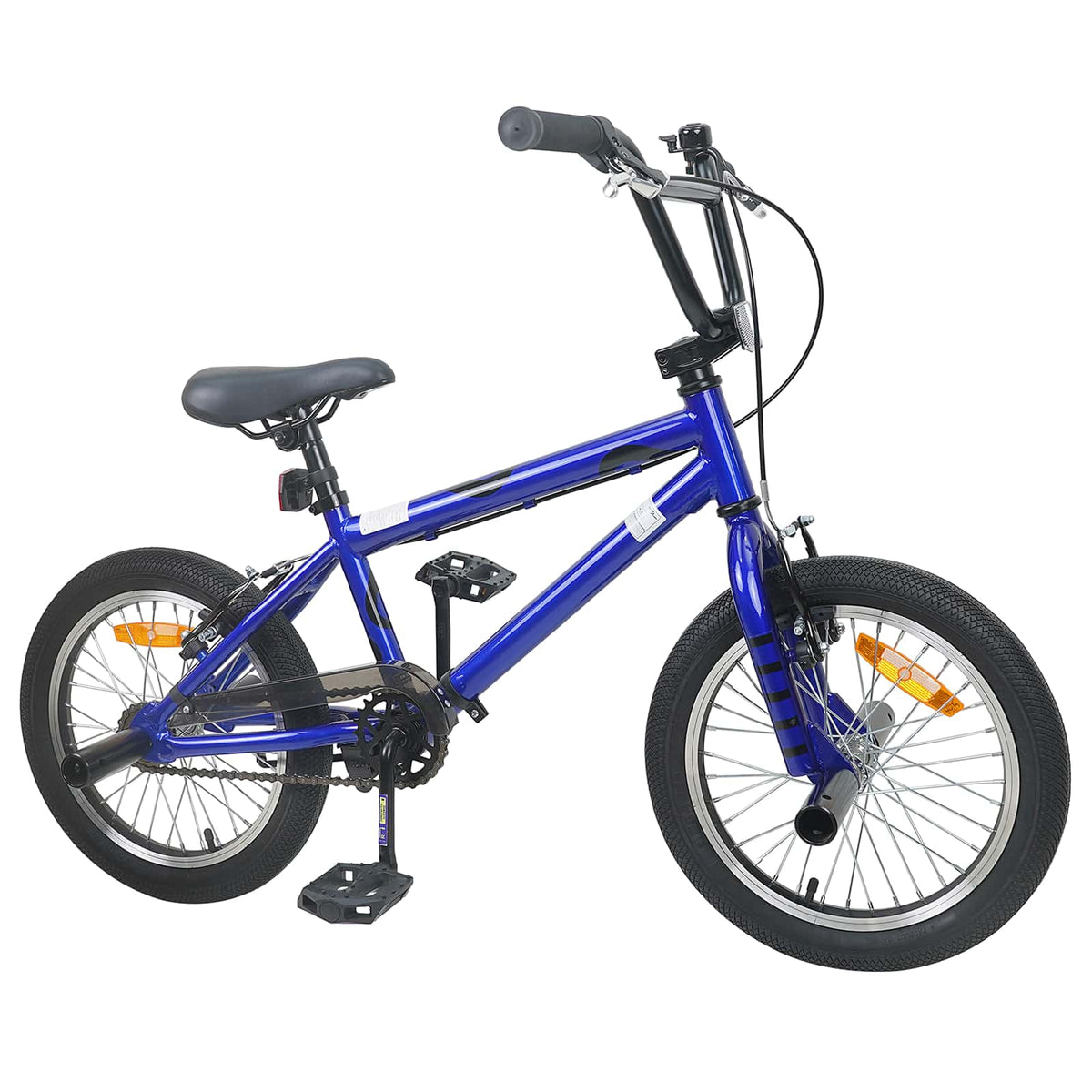 BMX Cykel 16 Tum för 5-8 år gammal Mörkblå