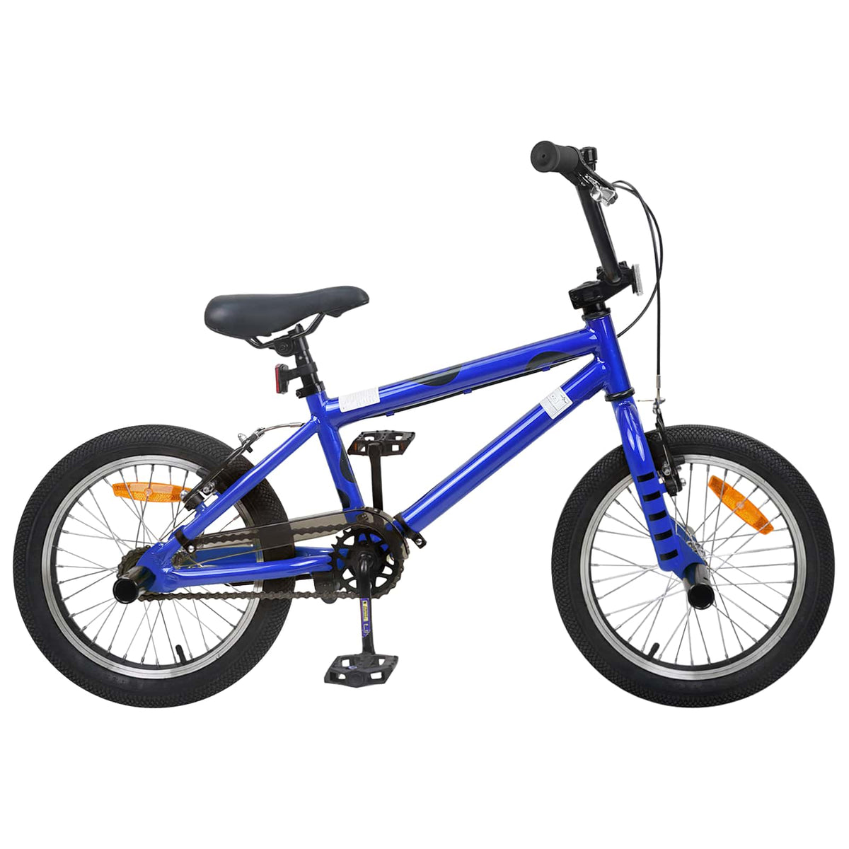 BMX Cykel 16 Tum för 5-8 år gammal Mörkblå