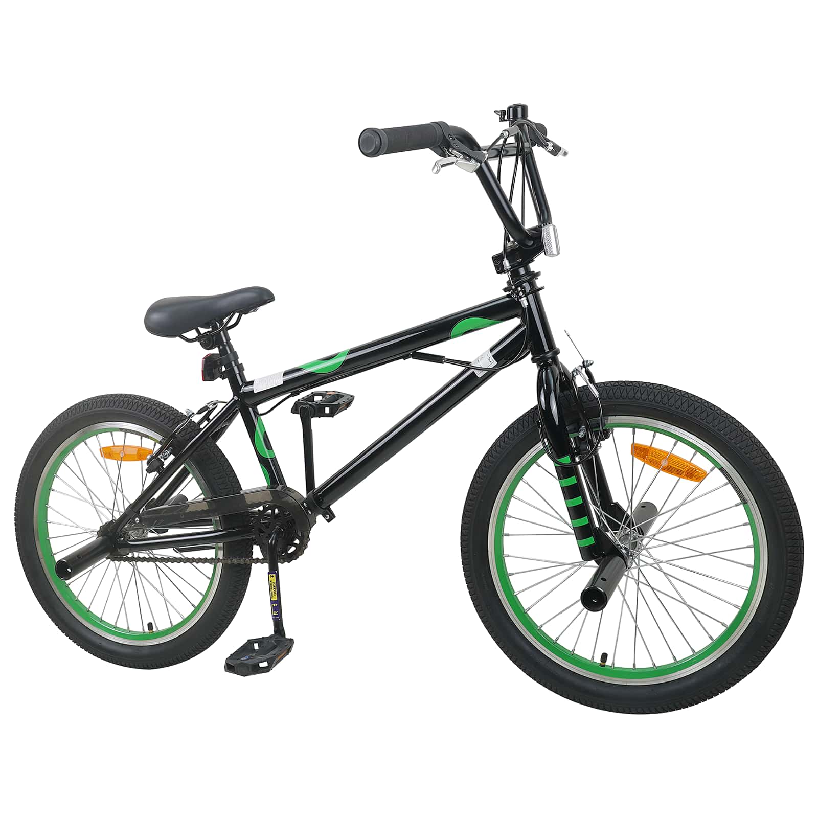 BMX Cykel 20 Tum för över 9 år gamla Svart