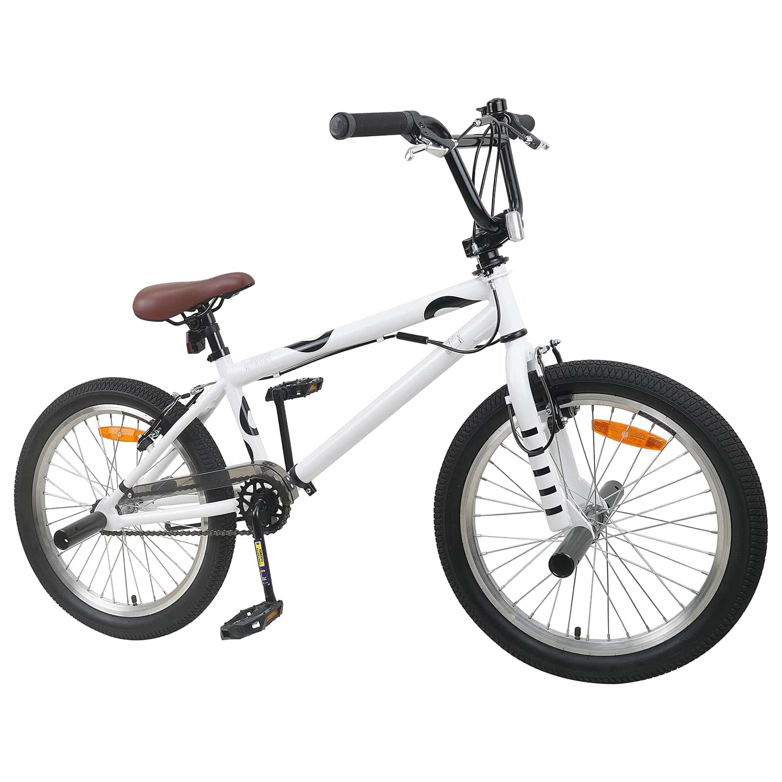 BMX Cykel 20 Tum för över 9 år gamla Vit