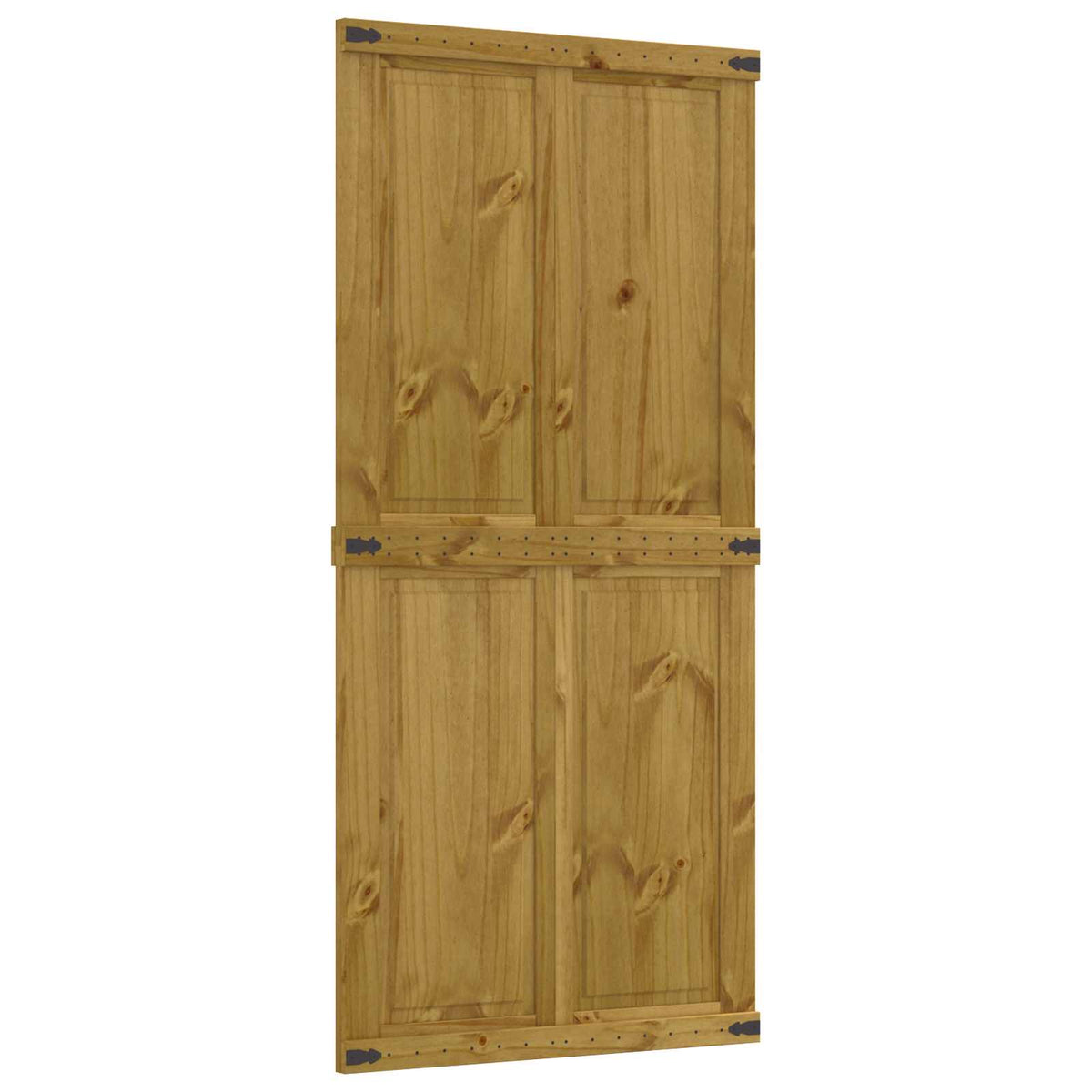 Ladugårdsdörr CORONA 100 x 210 cm Massiv furu HonungsBrun