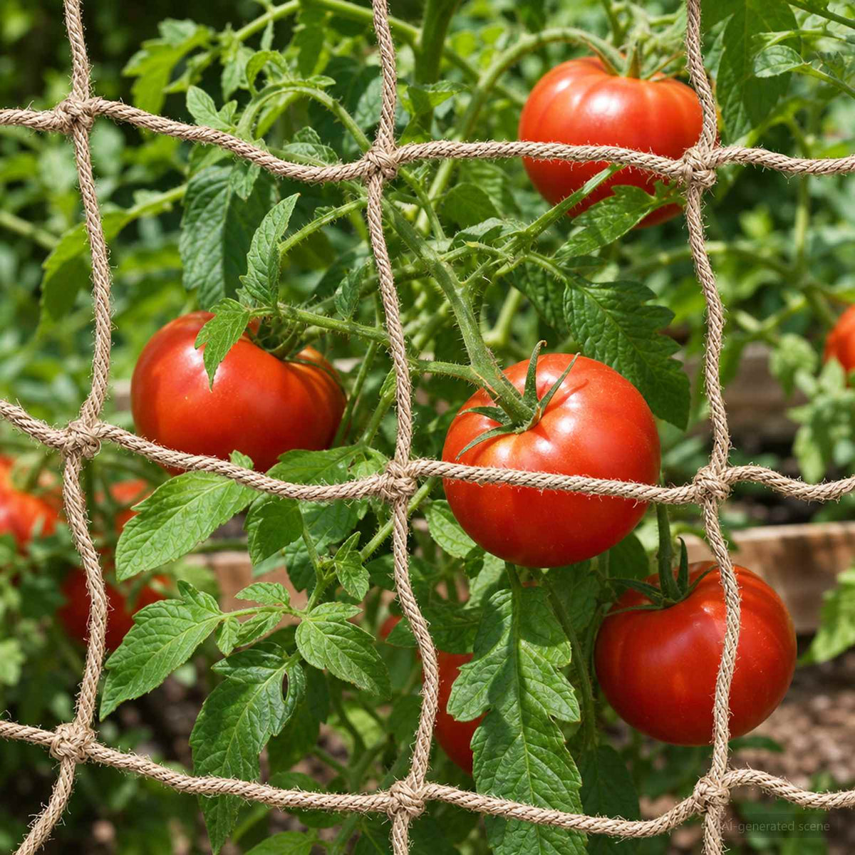 Jute Växtstöd Nät Naturlig 1 x 10 m 100% Tossa Jute