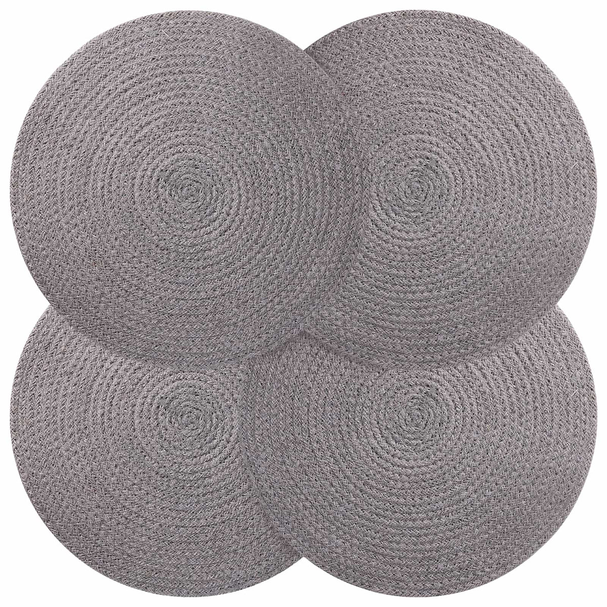 Jute Placemats 4 st Grå 100% Tossa Jute