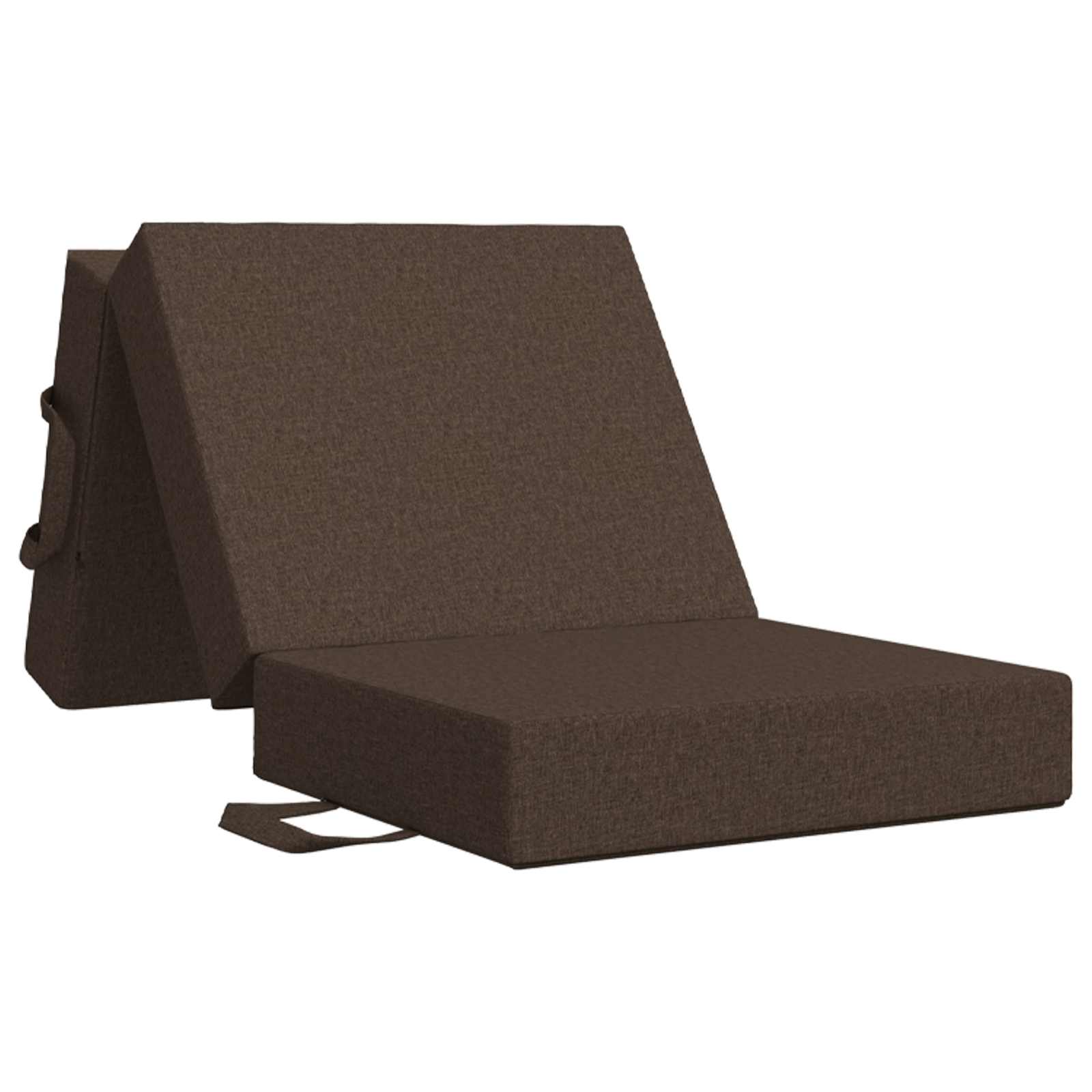 Fällbar Soffbed 75 x 63 x 45 cm Taupe