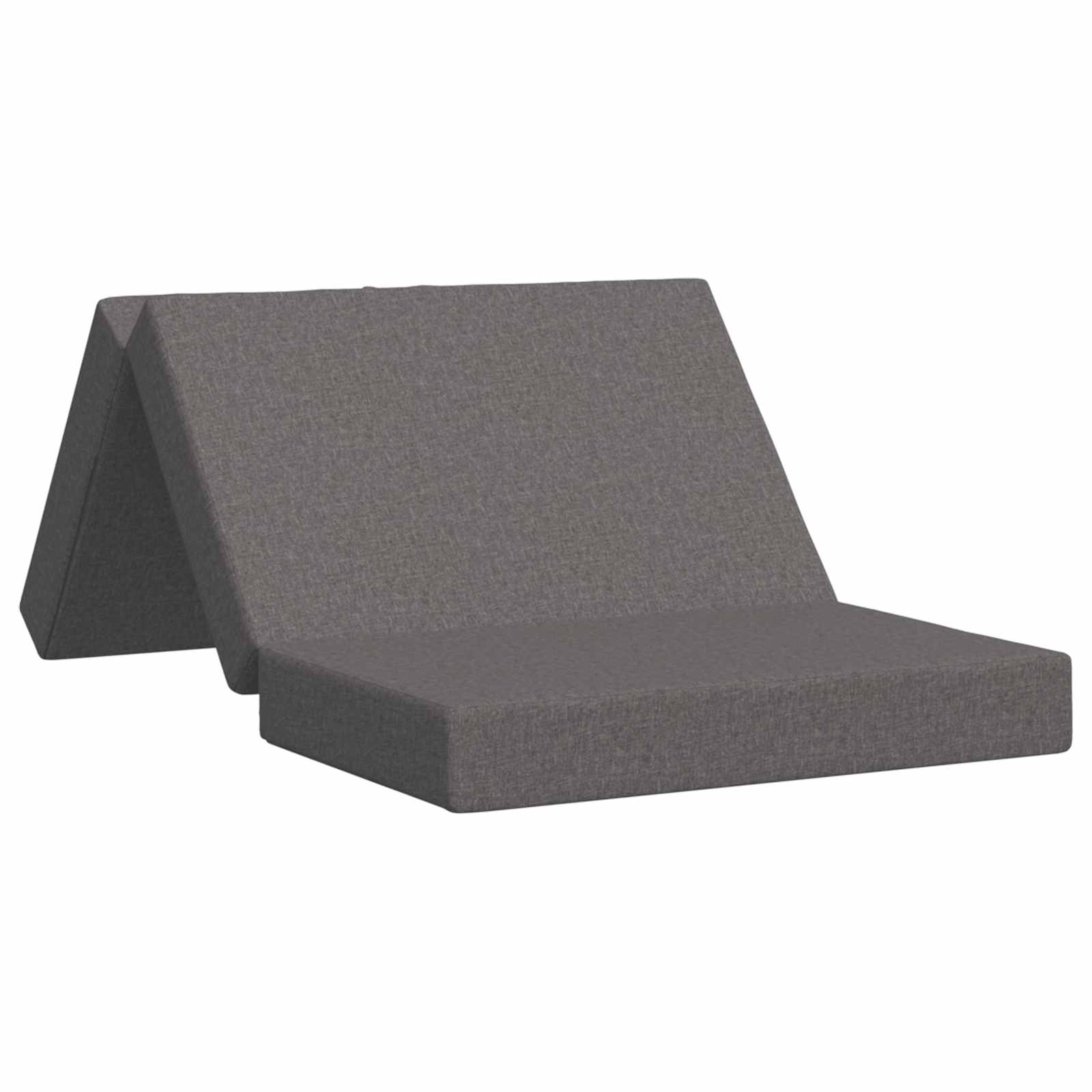 Fällbar Soffbed 100 x 67 x 45 cm Ljusgrå