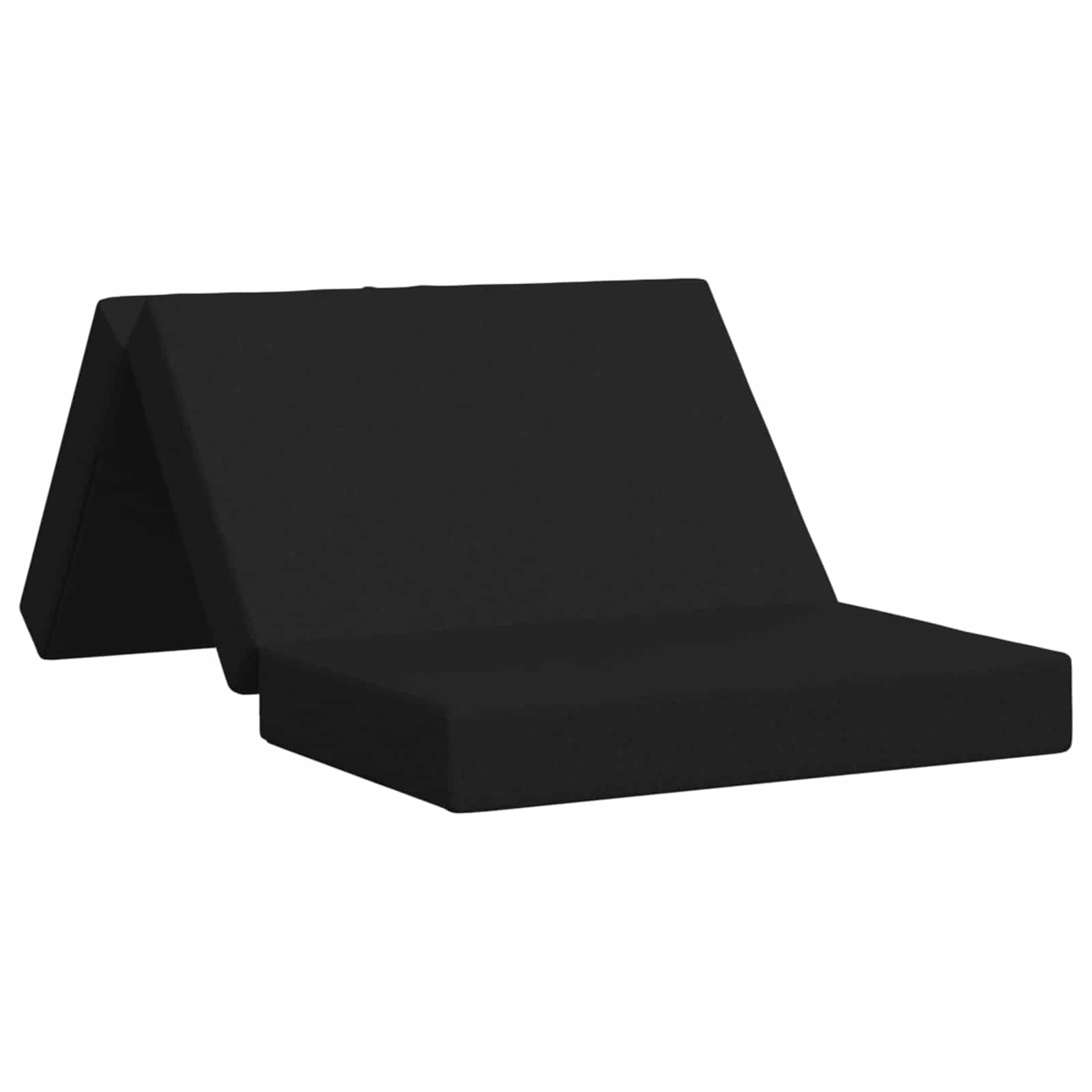 Fällbar Soffbed 100 x 67 x 45 cm Svart