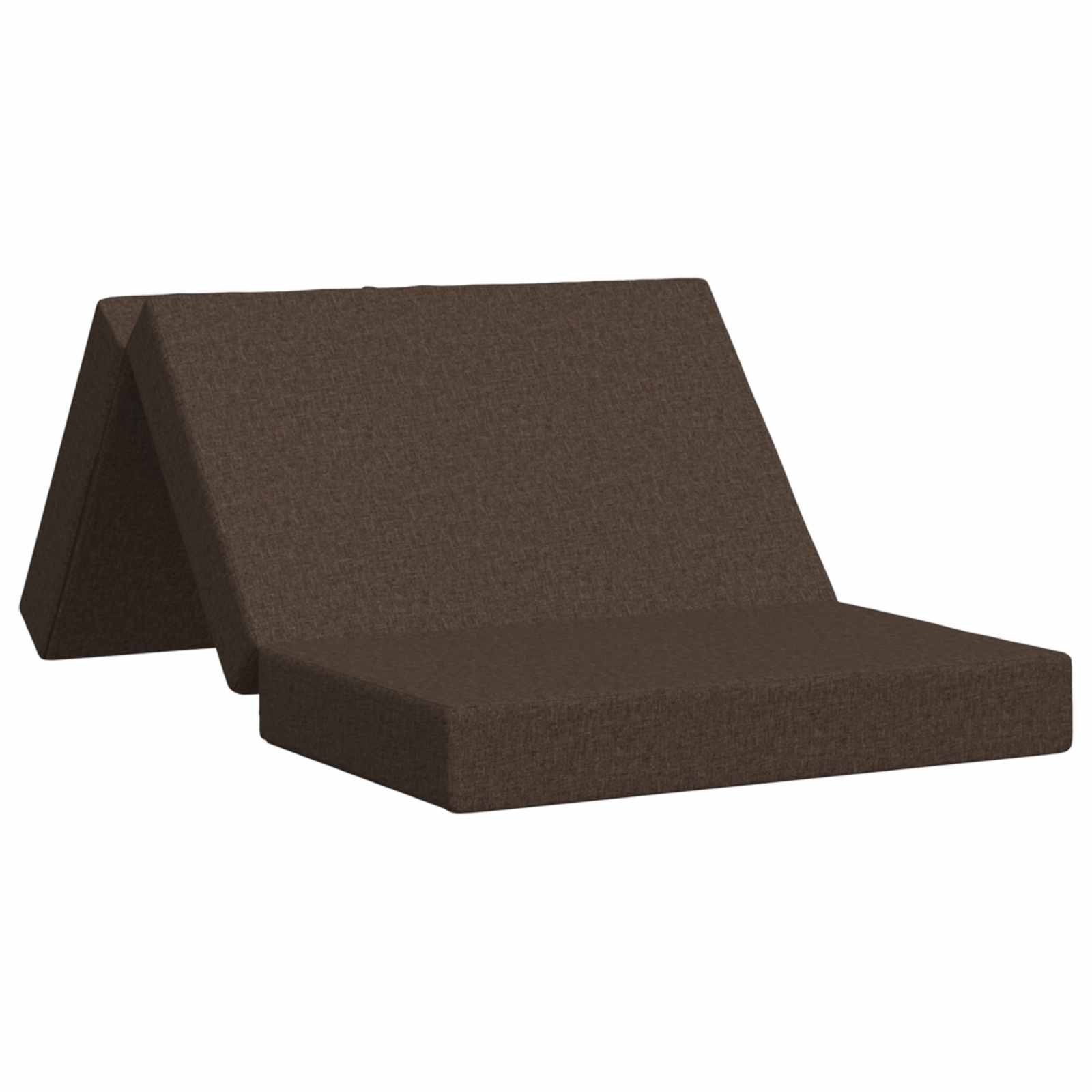 Fällbar Soffbed 100 x 67 x 45 cm Taupe