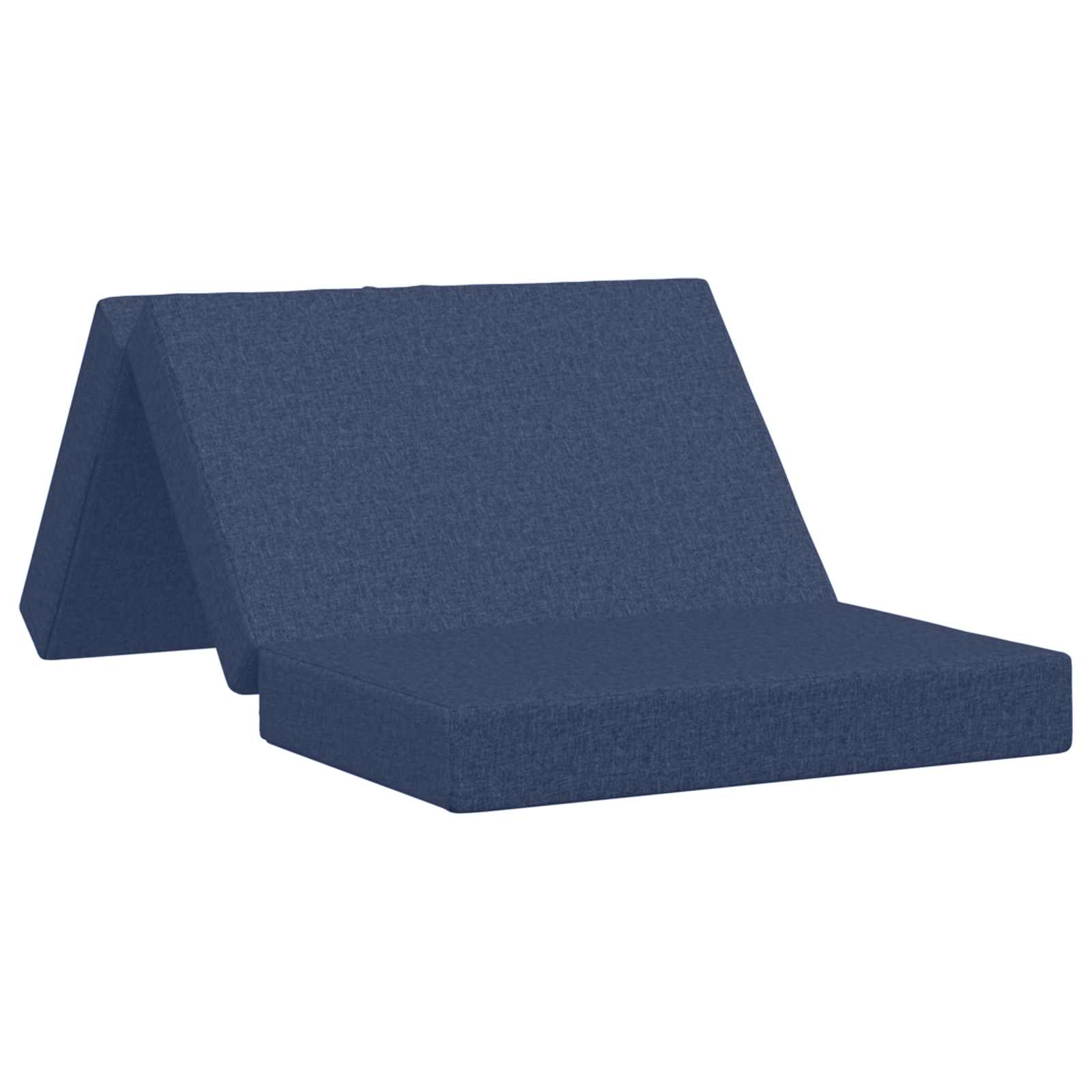 Fällbar Soffbed 100 x 67 x 45 cm Blå