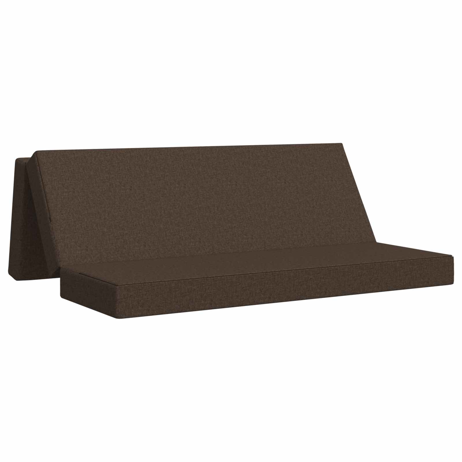 Fällbar Soffbed 200 x 67 x 45 cm Taupe