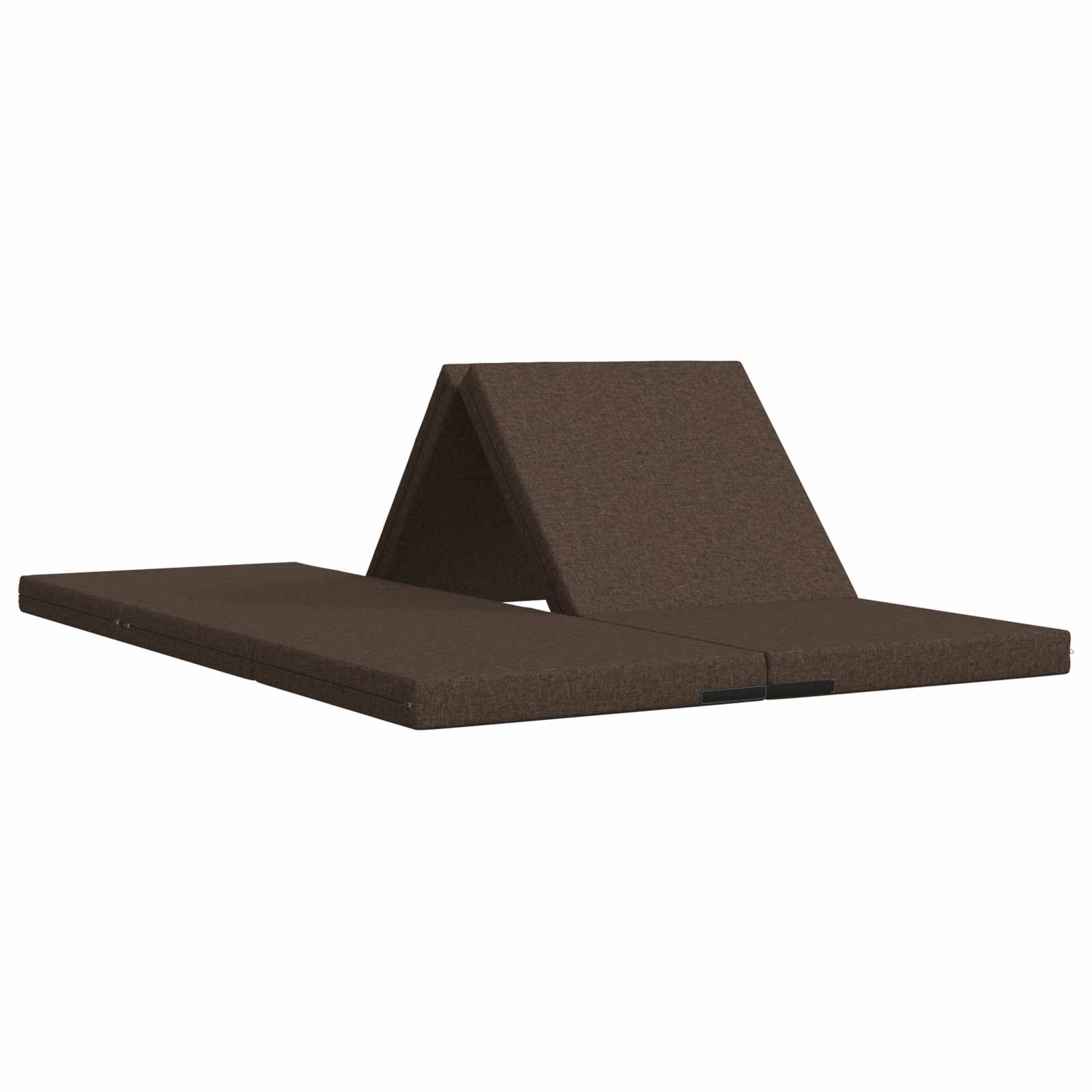 Fällbar Soffbed 140 x 67 x 15 cm Taupe